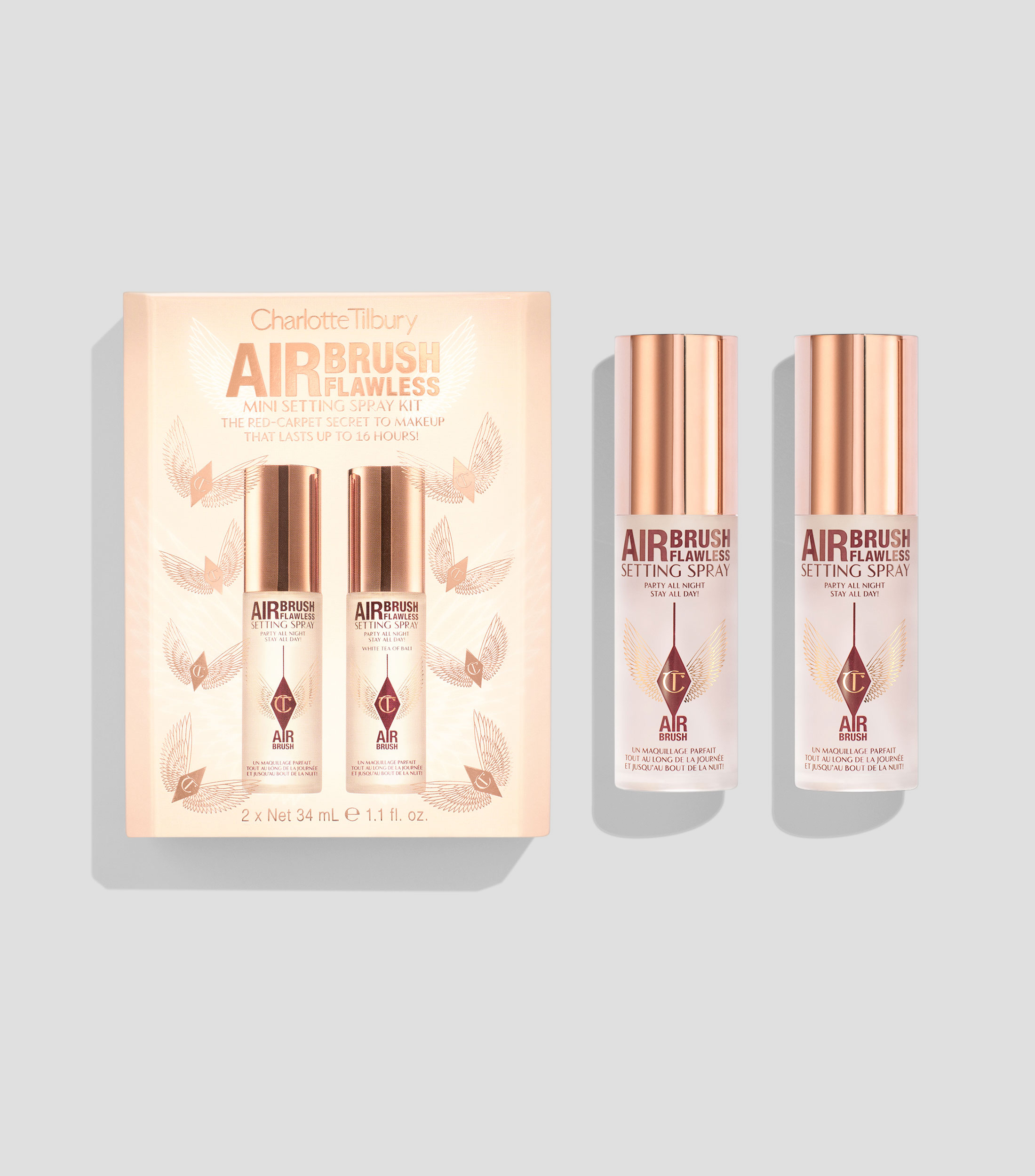 Set Airbrush Flawless Mini Setting Spray Unisex