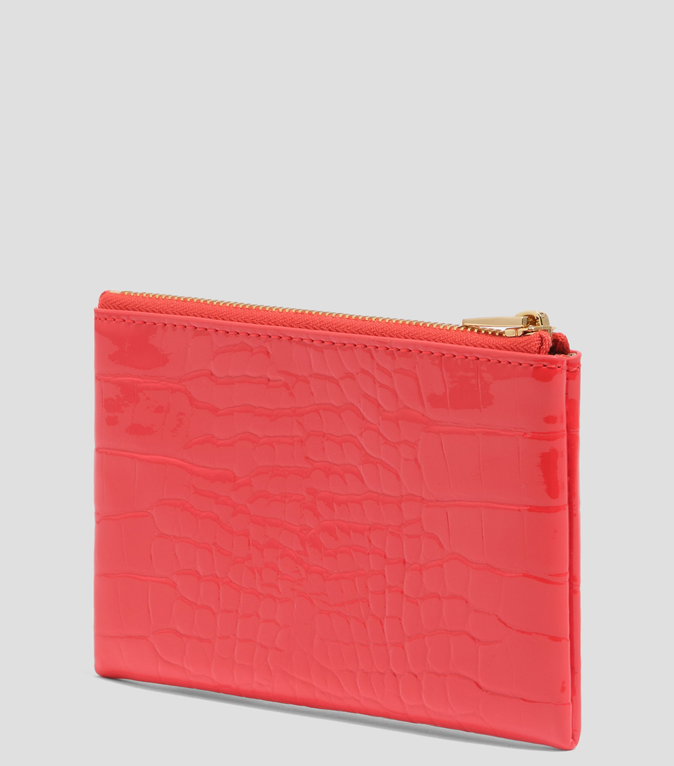 Monedero con textura brillante Mujer