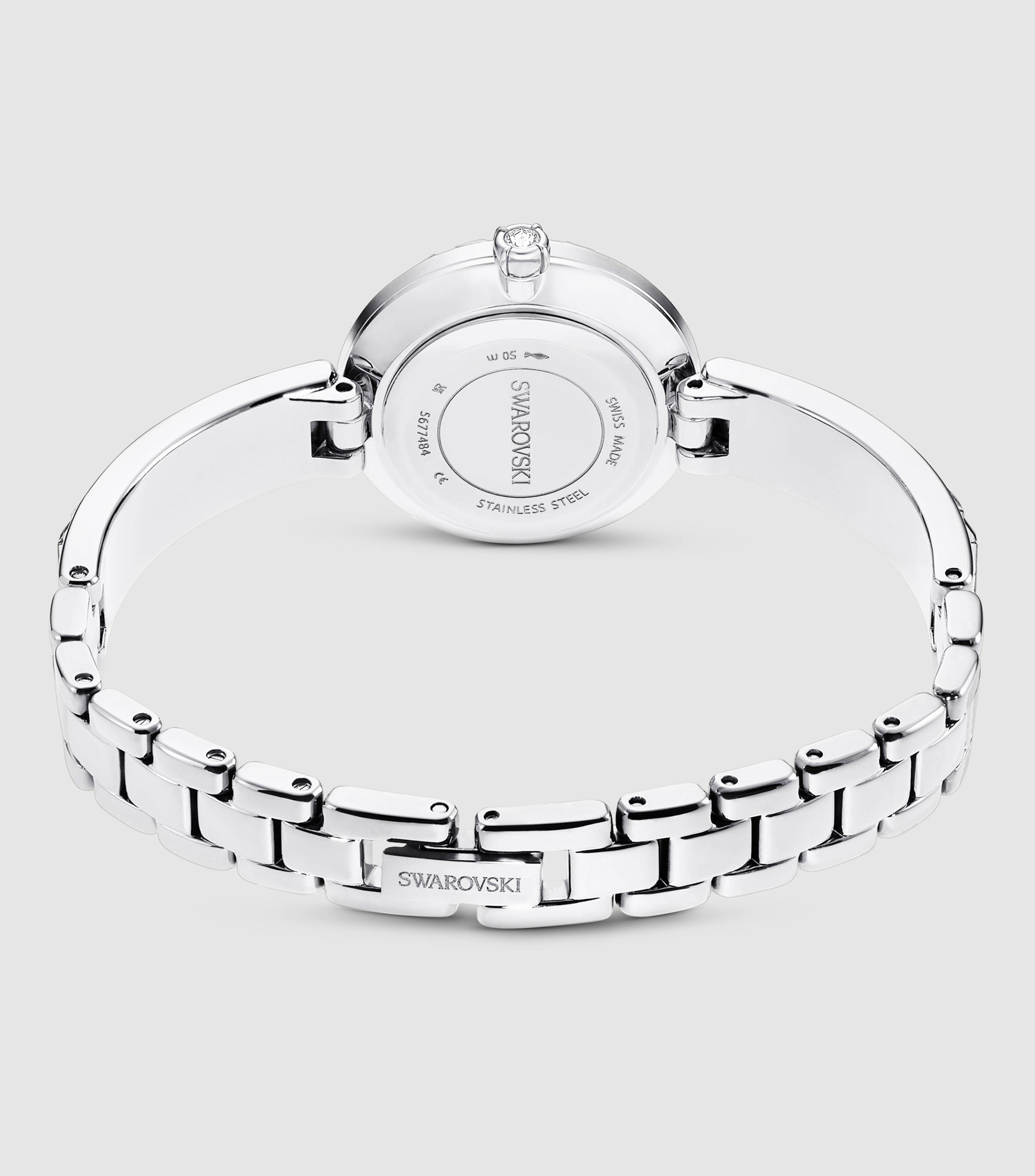 Reloj para Mujer Matrix Bangle De vestir Plateado