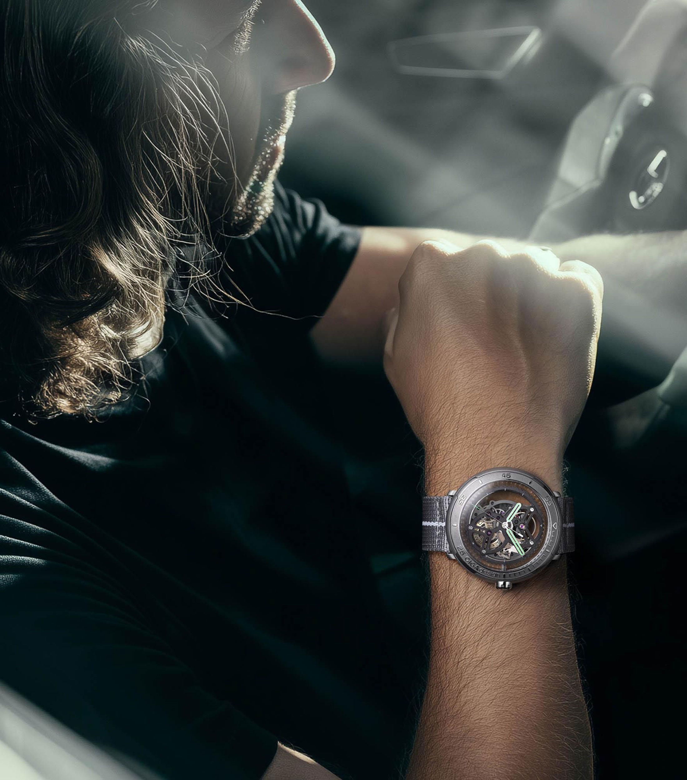 Reloj para Hombre Vector Edición Limitada Casual, plateado
