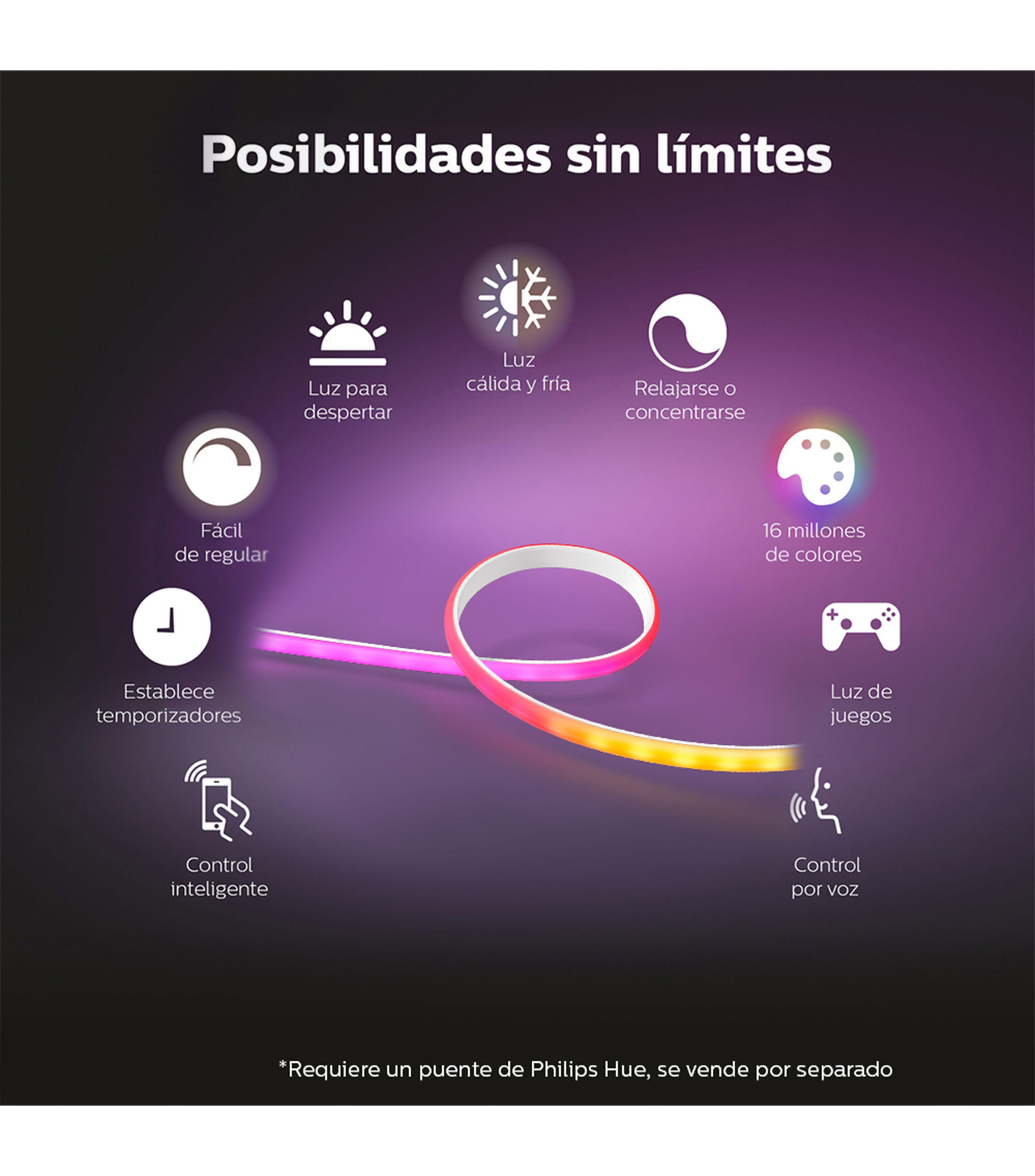 Tira de luces Gradient 2 metros