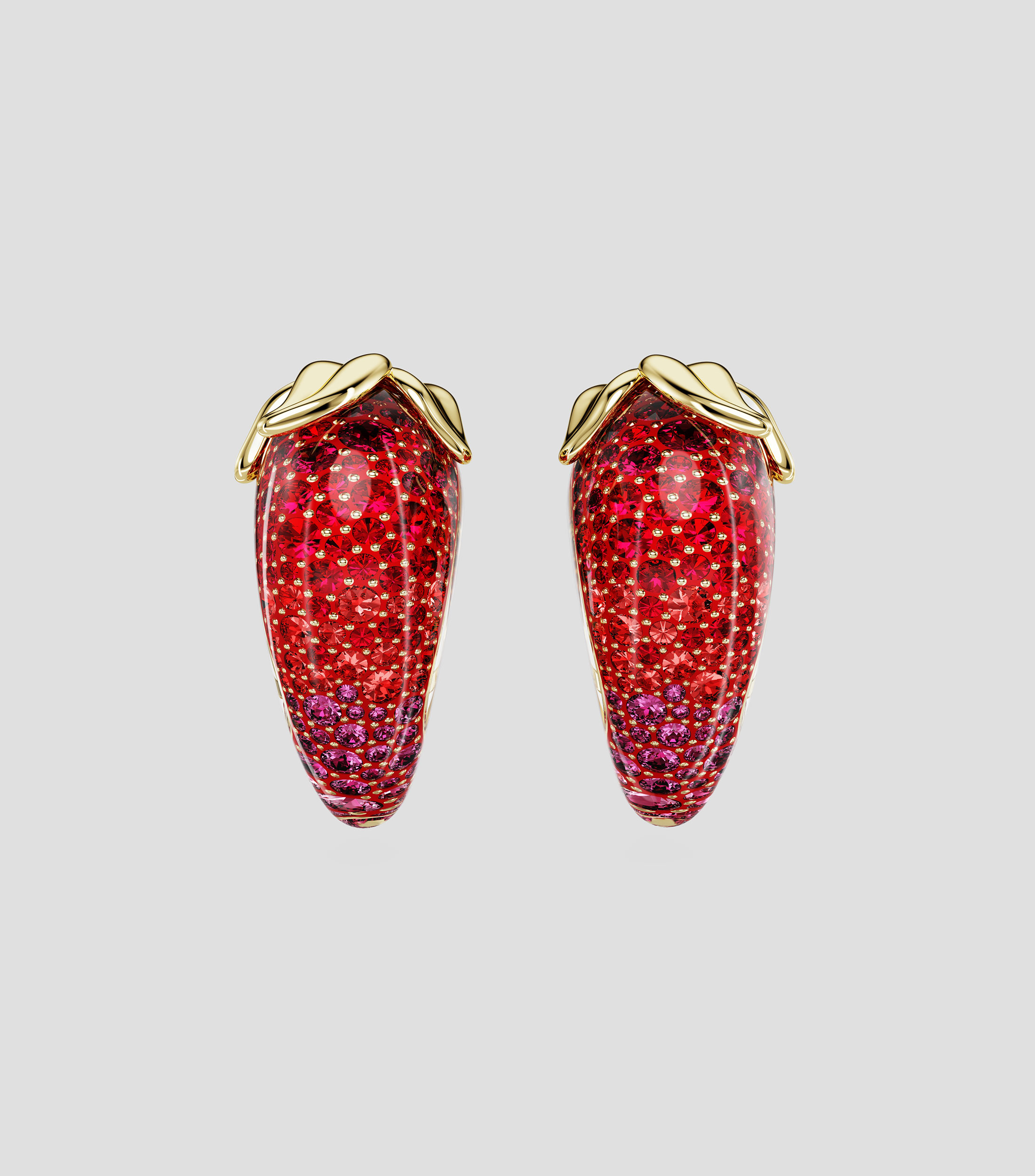 Pendientes Idyllia Red con cristal Swarovski Mujer