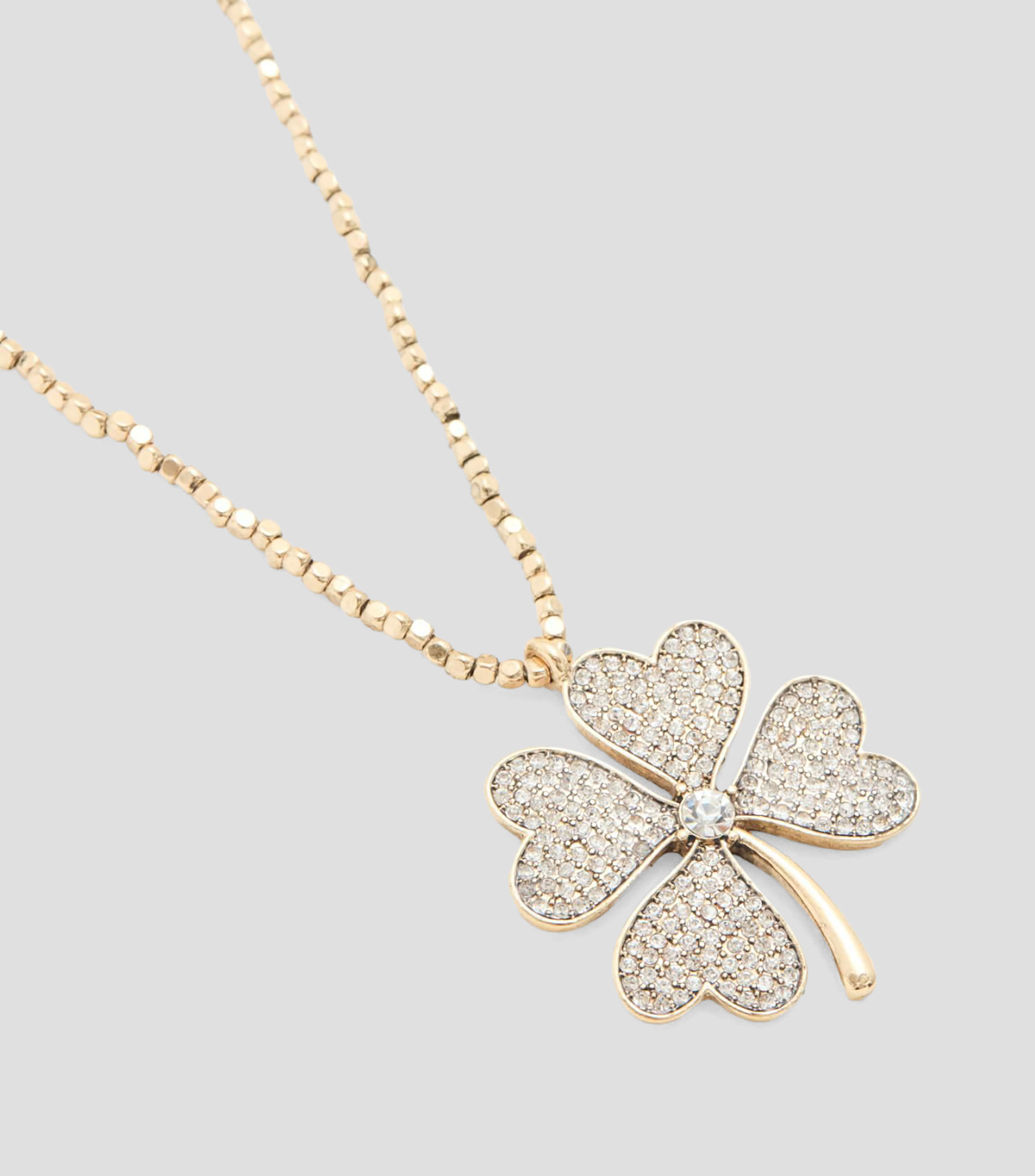 Collar con forma de trébol Mujer