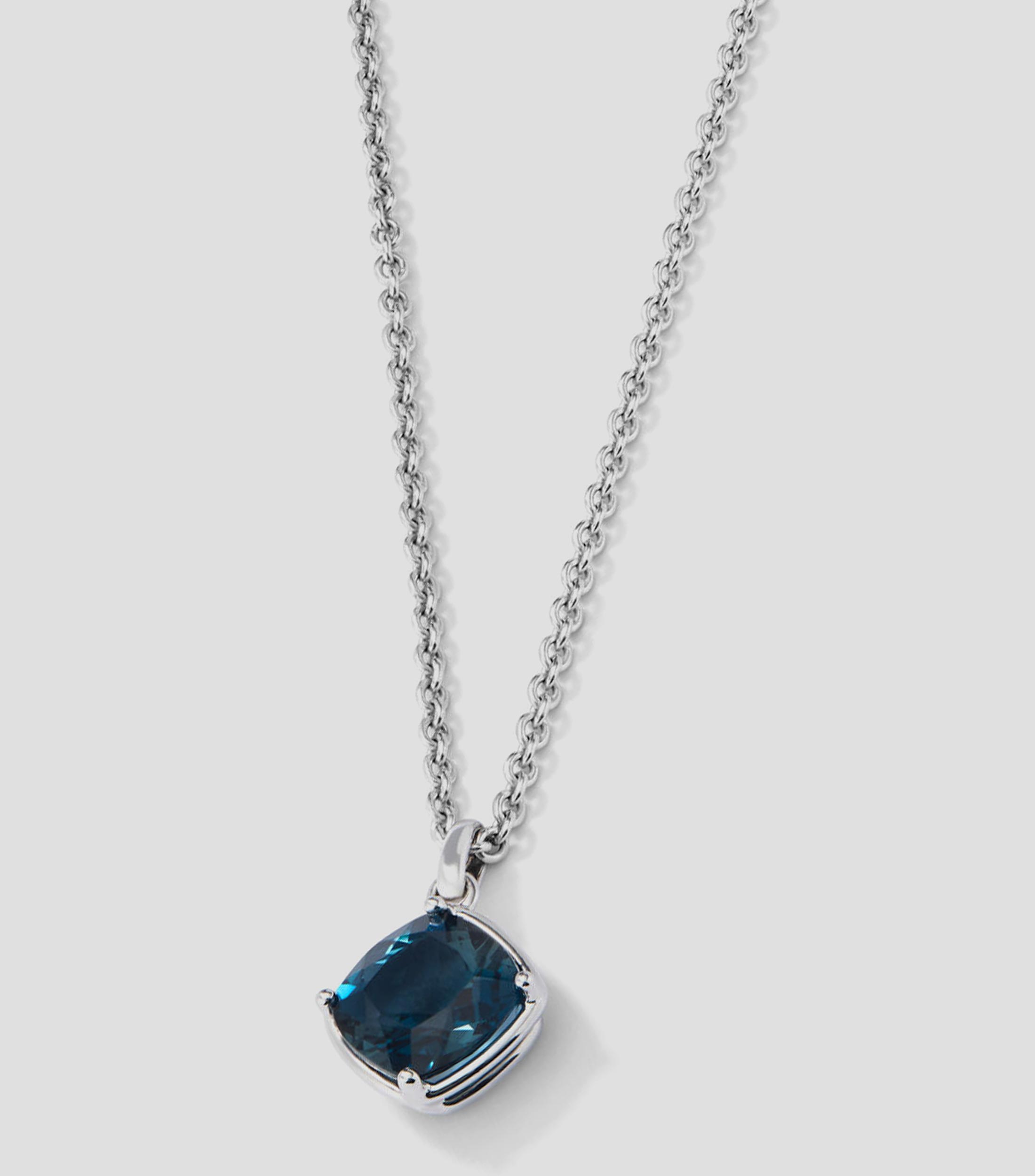 Collar en plata .925 con topacio Utopian Mujer