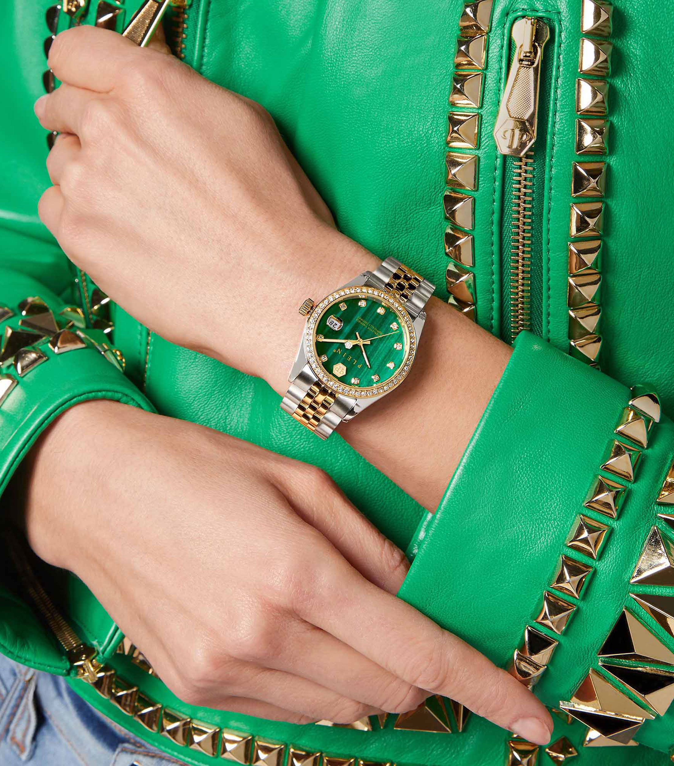 Reloj para mujer Date Superlative casual Verde