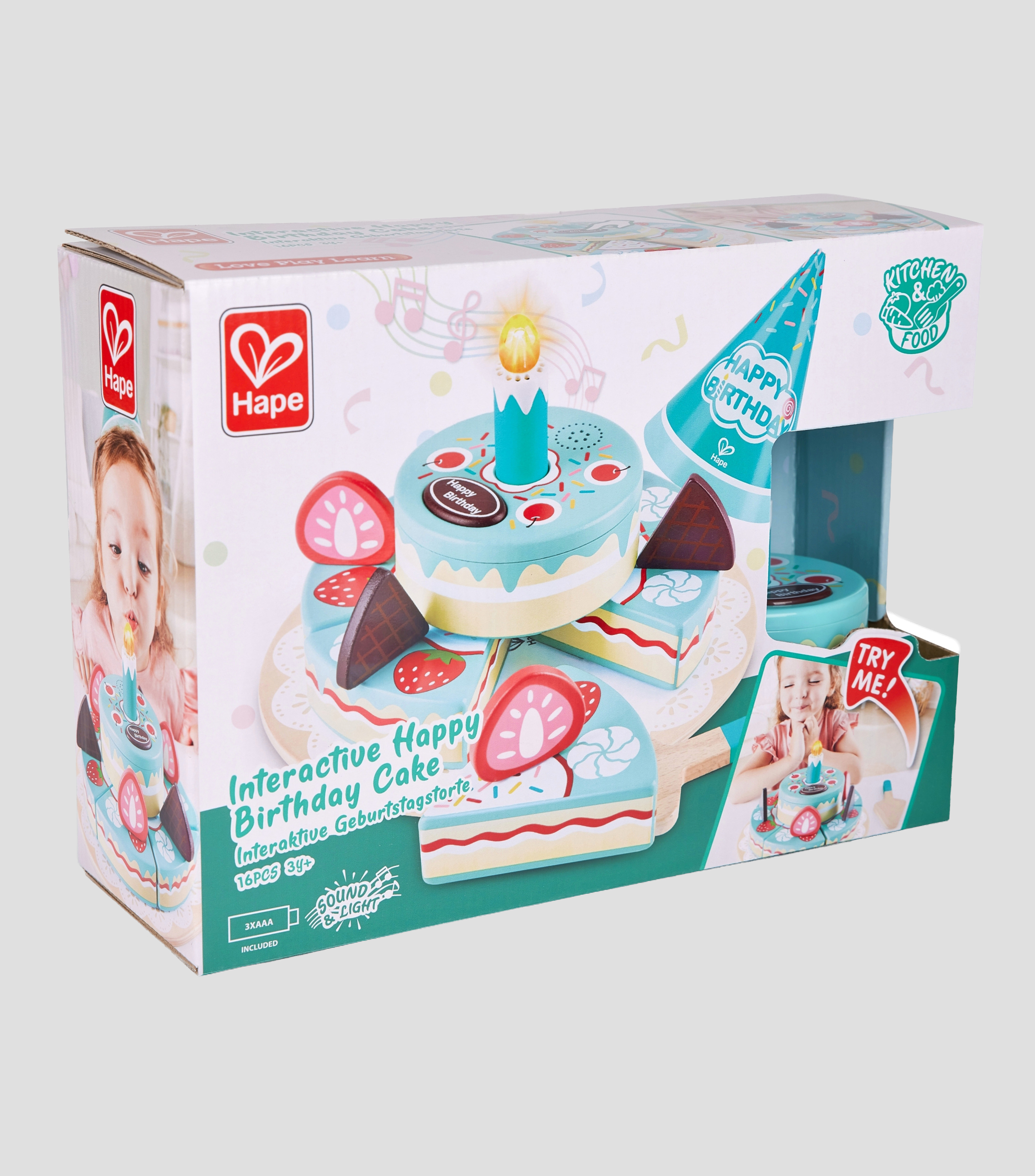 Playsets Pastel de Cumpleaños Interactivo