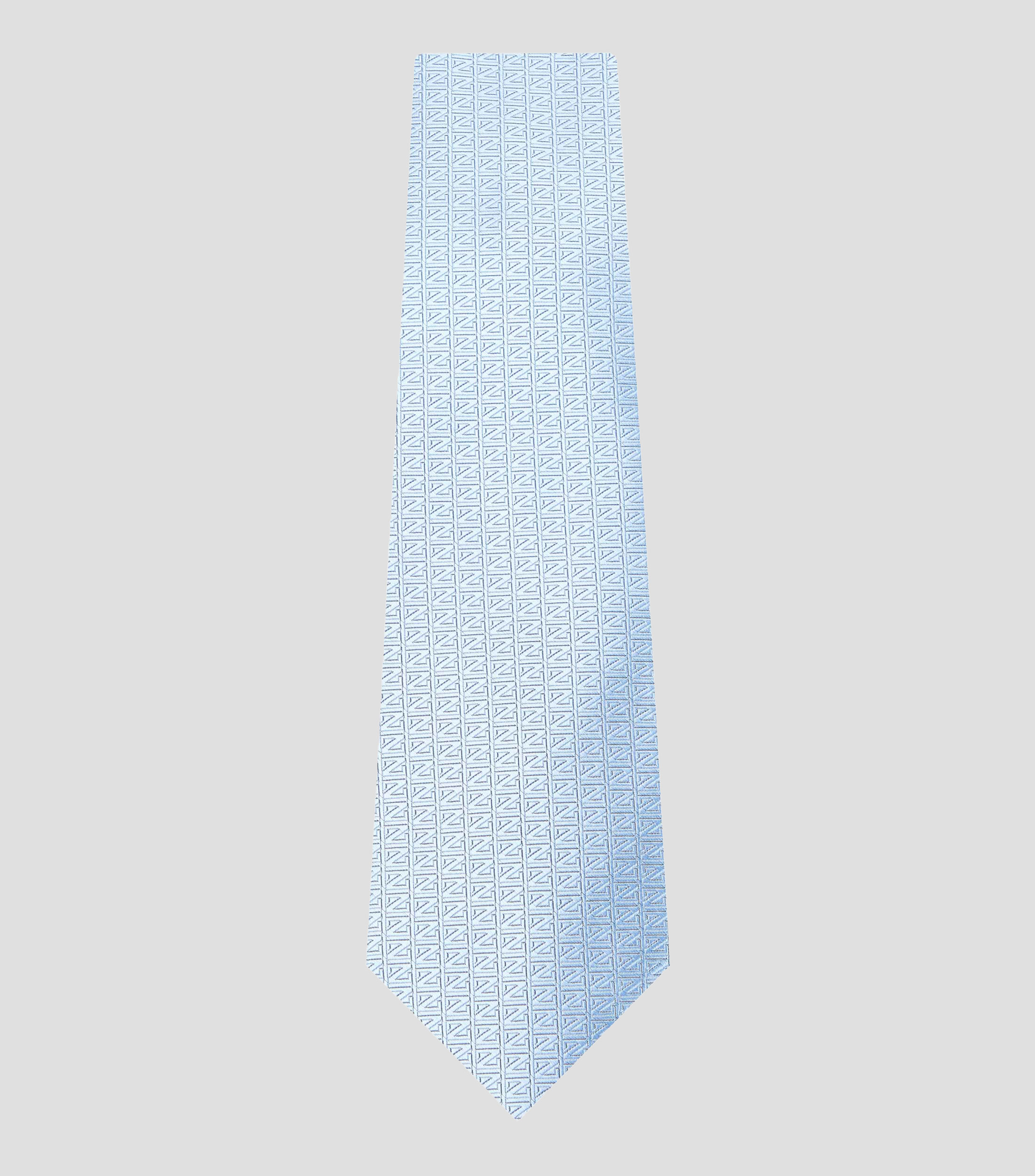 Corbata ancha en seda monogram