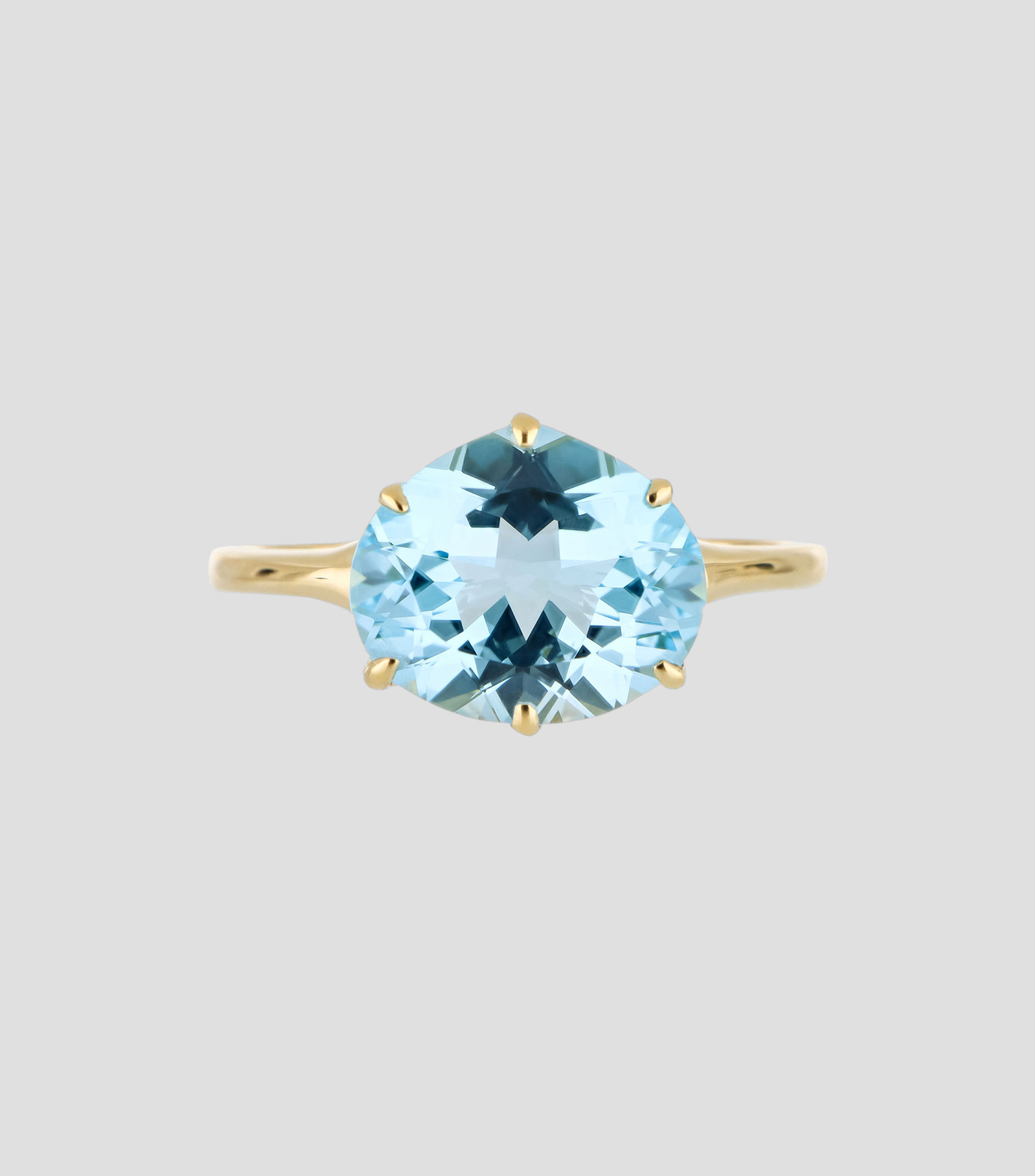 Anillo en oro amarillo de 18 Kts Mujer