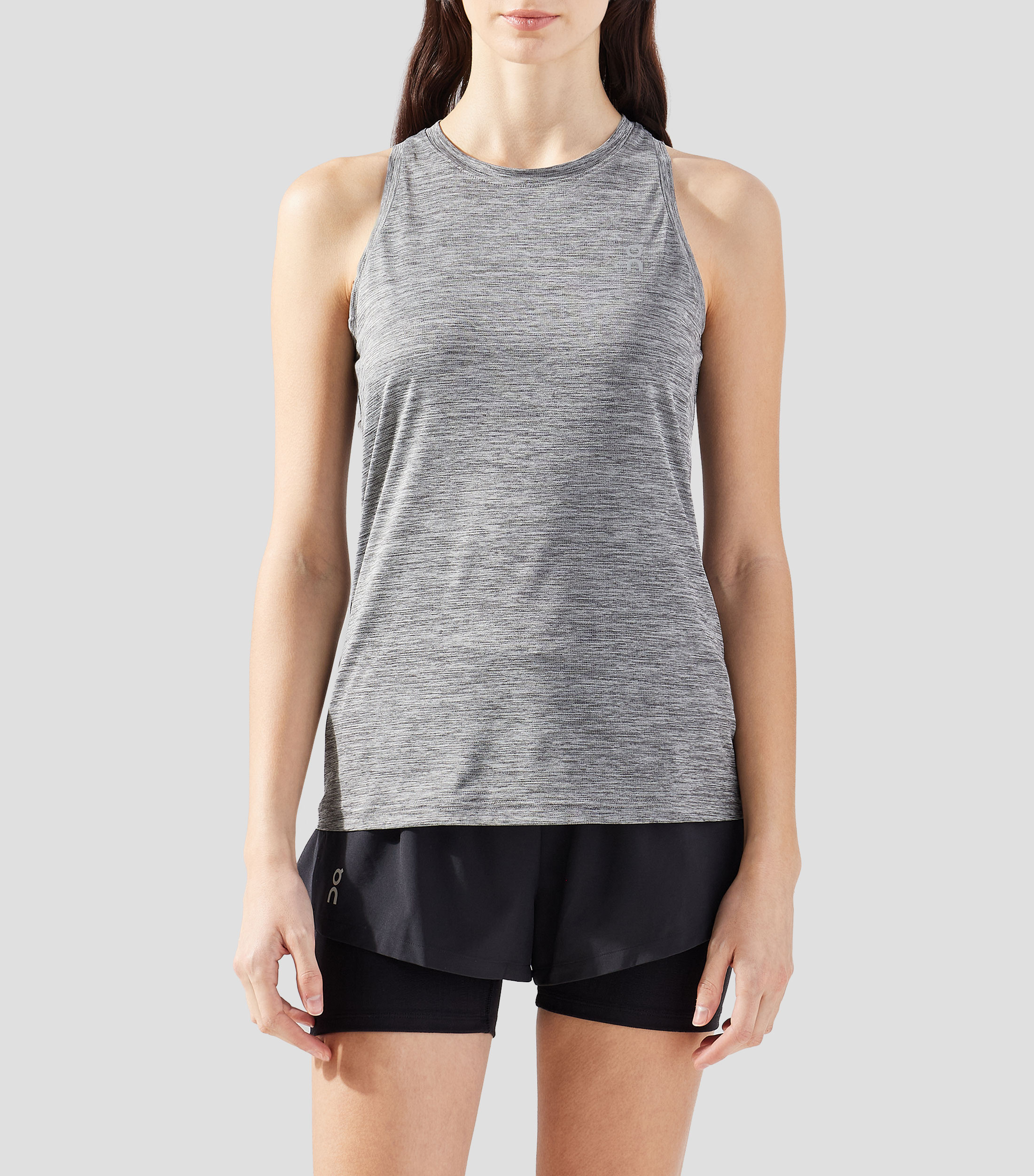 Playera para entrenamiento Core jaspeada Mujer