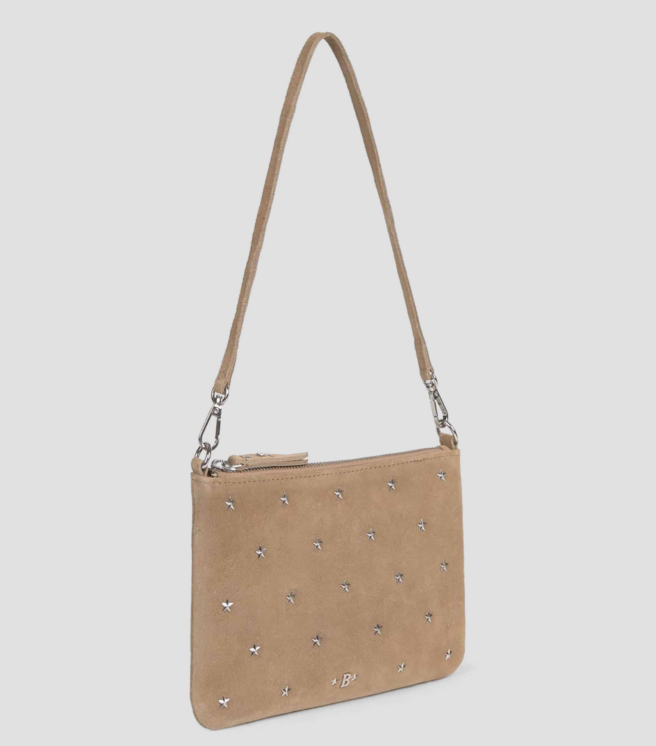 Bolsa shoulder con estoperoles Mujer