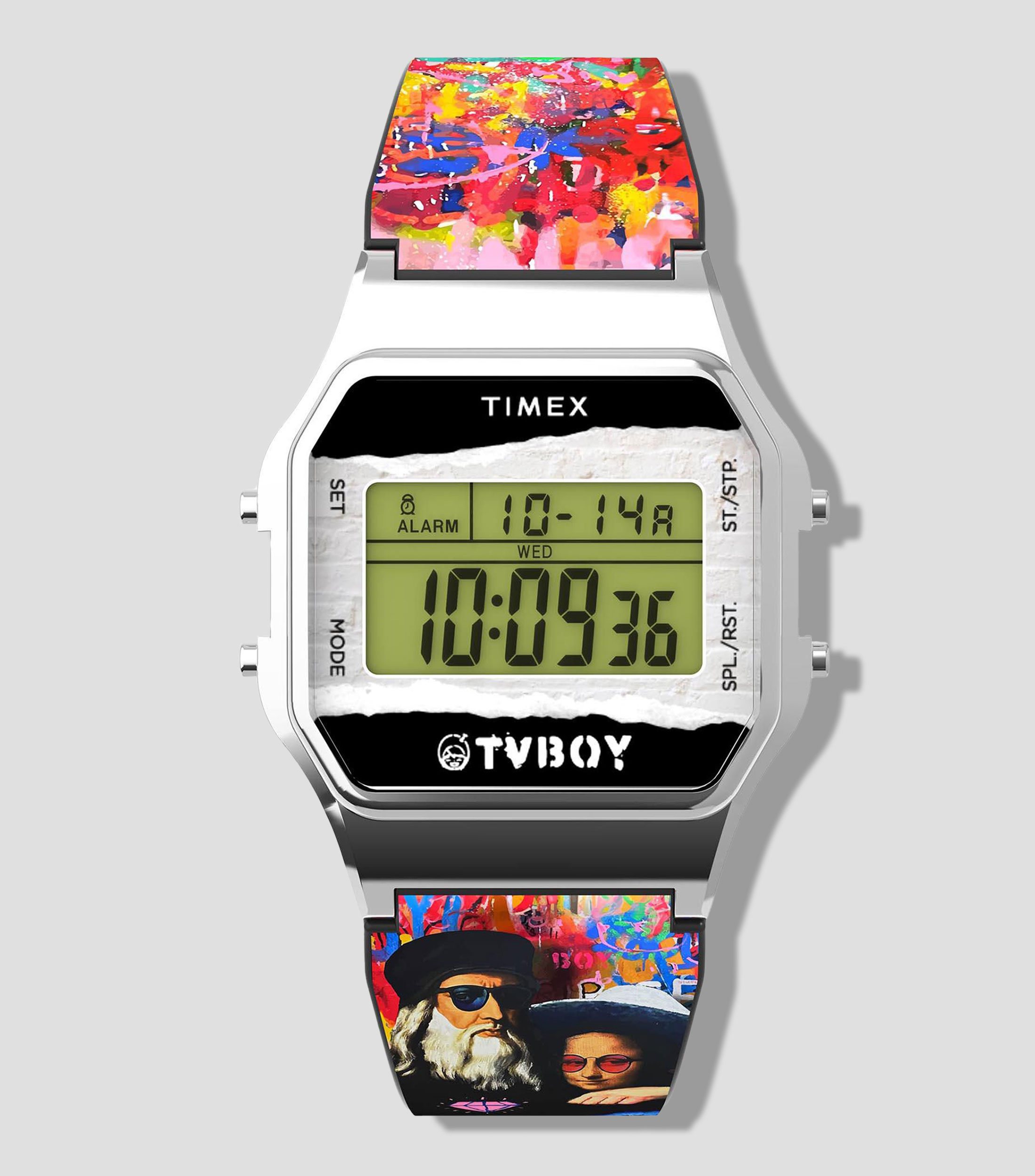 Reloj para Hombre digital casual, plateado