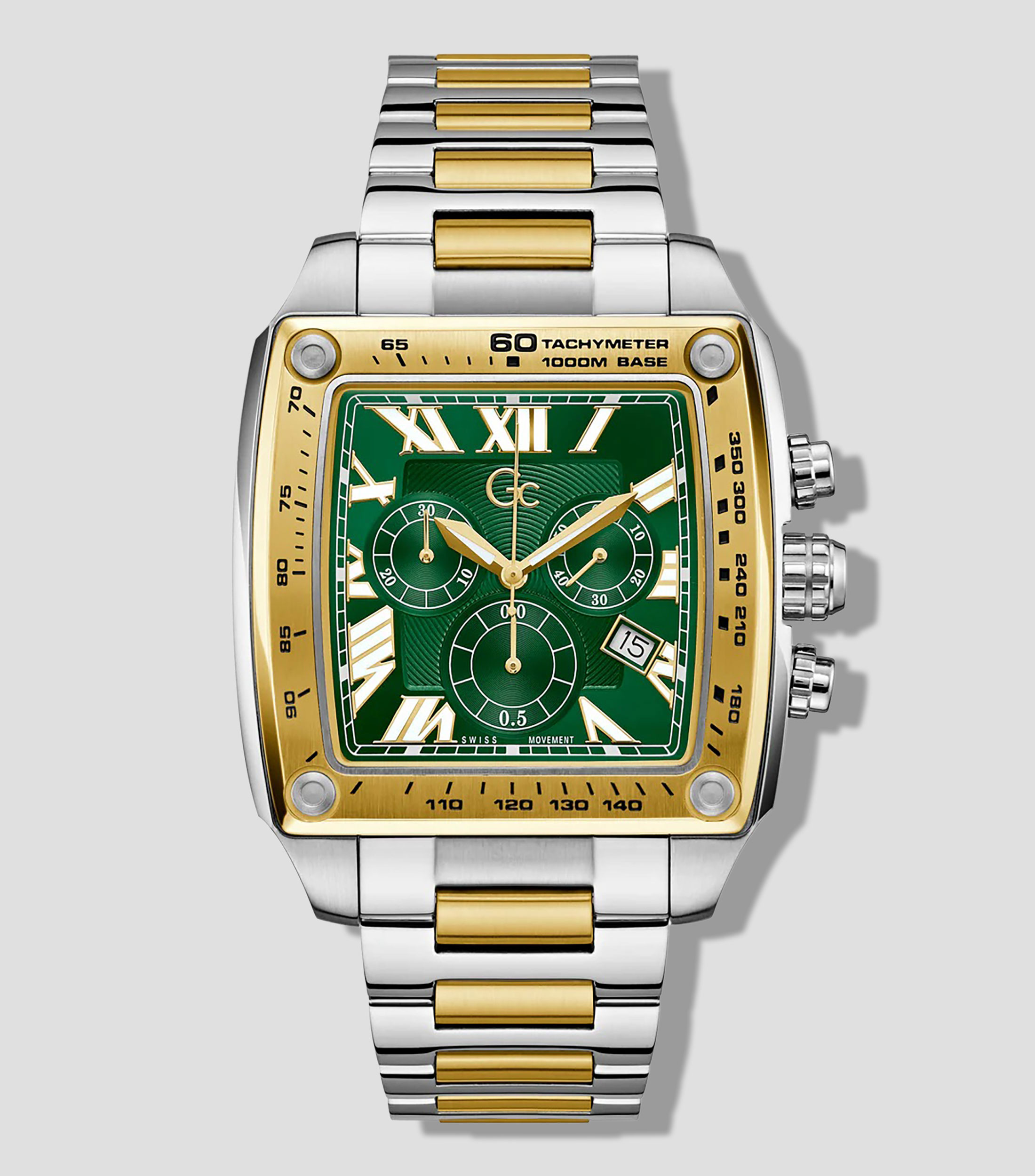 Reloj para Hombre RetroFit casual plateado/dorado