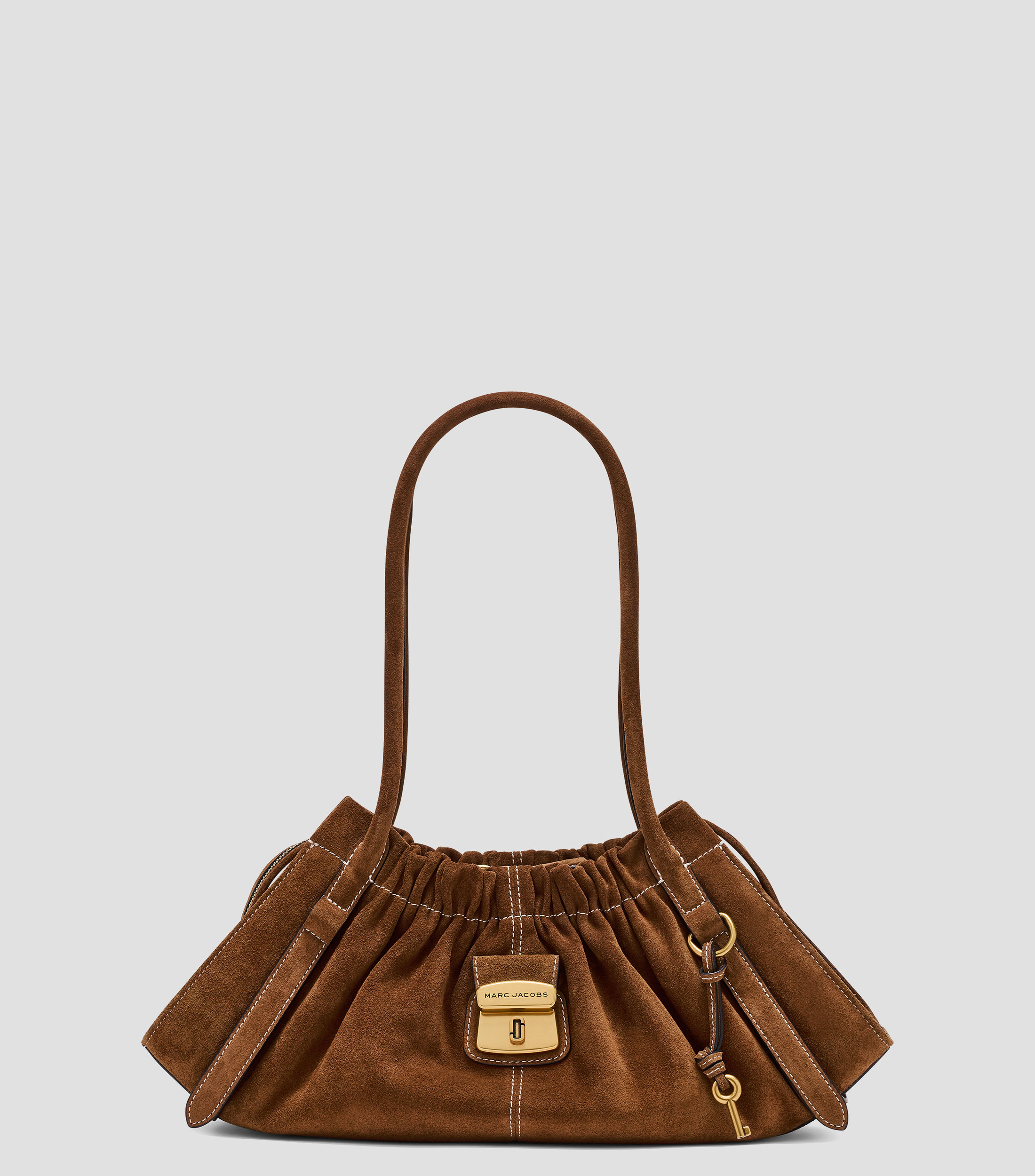 Bolsa satchel en piel lisa Mujer