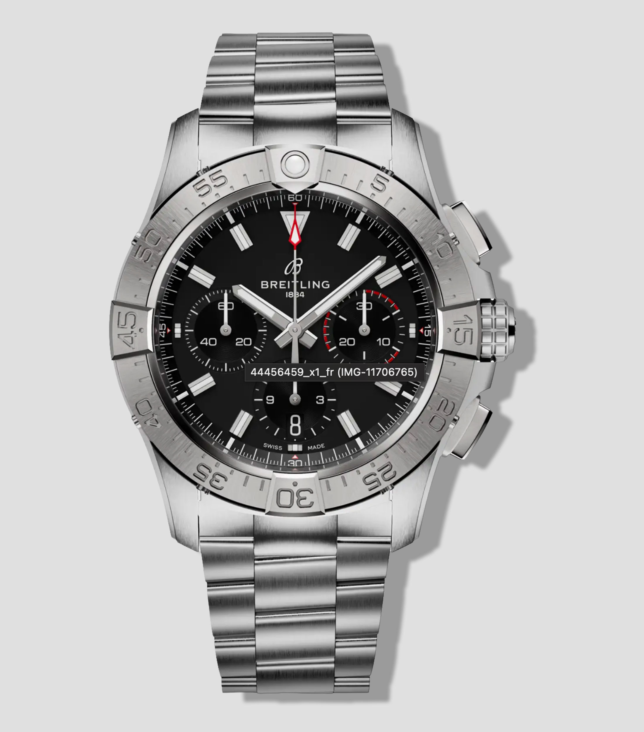 Reloj para Hombre Avenger B01 Deportivo Negro, Plateado