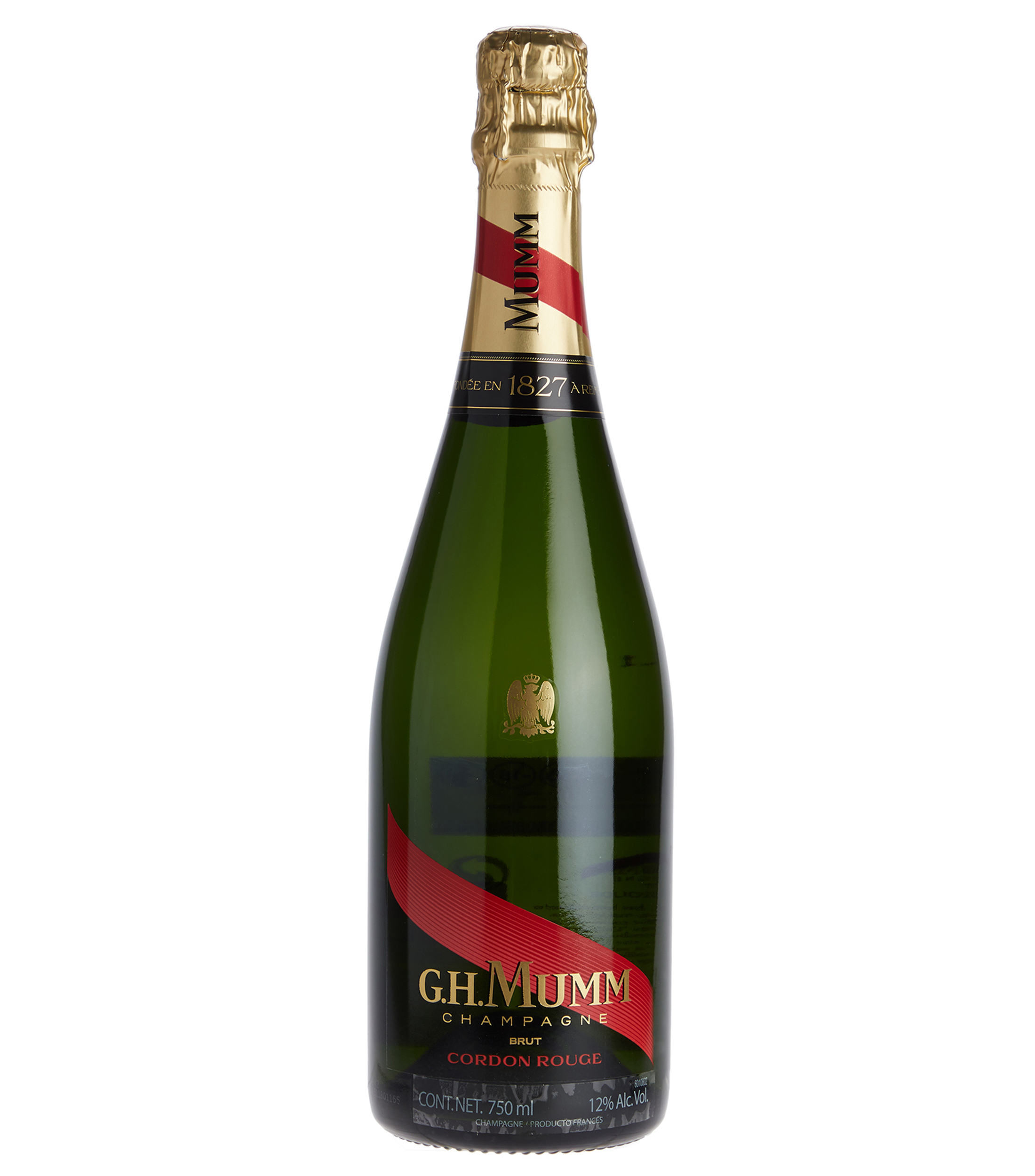 G.H. Mumm Champagne Brut Cordon Rouge; 750 ml El Palacio de Hierro G.H. Mumm Champagne Brut Cordon Rouge; 750 ml El Palacio de Hierro