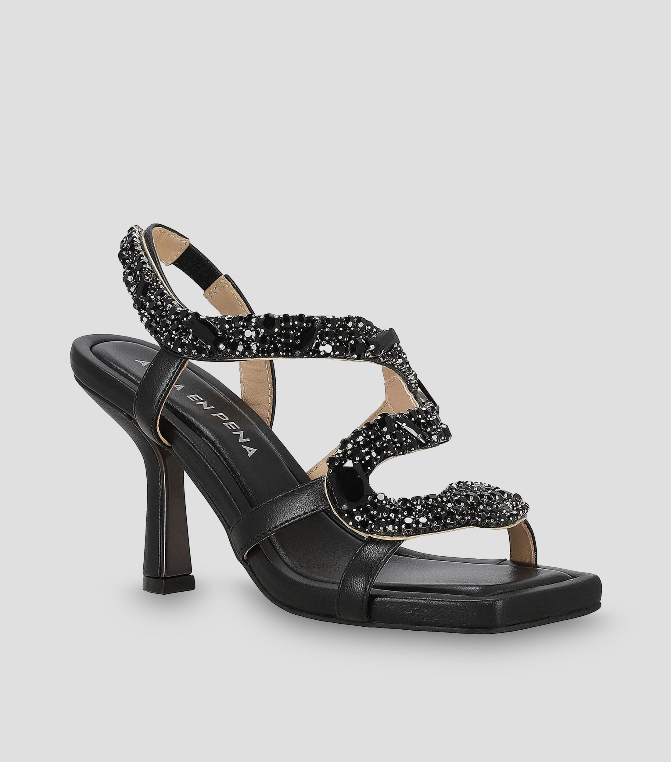 Sandalias tacón alto aguja Mujer