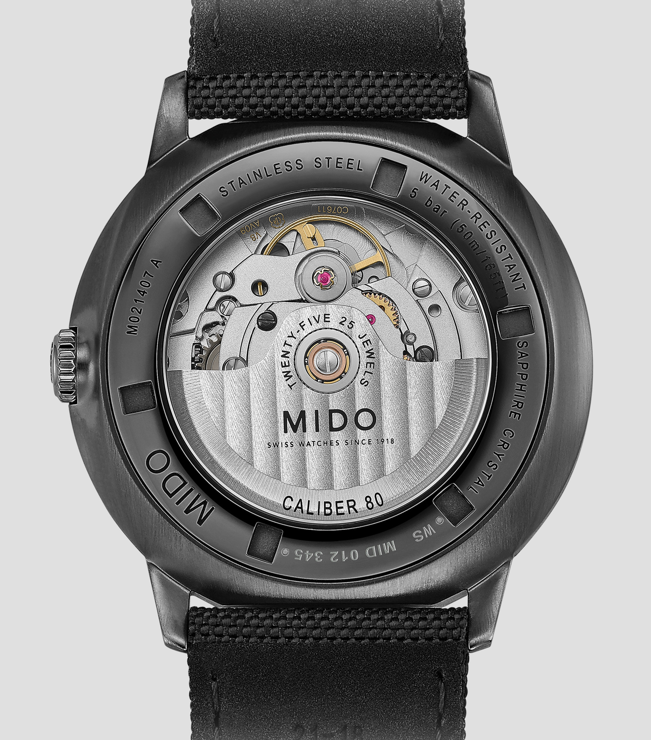 Reloj para Hombre Commander II Gradient Casual, Negro