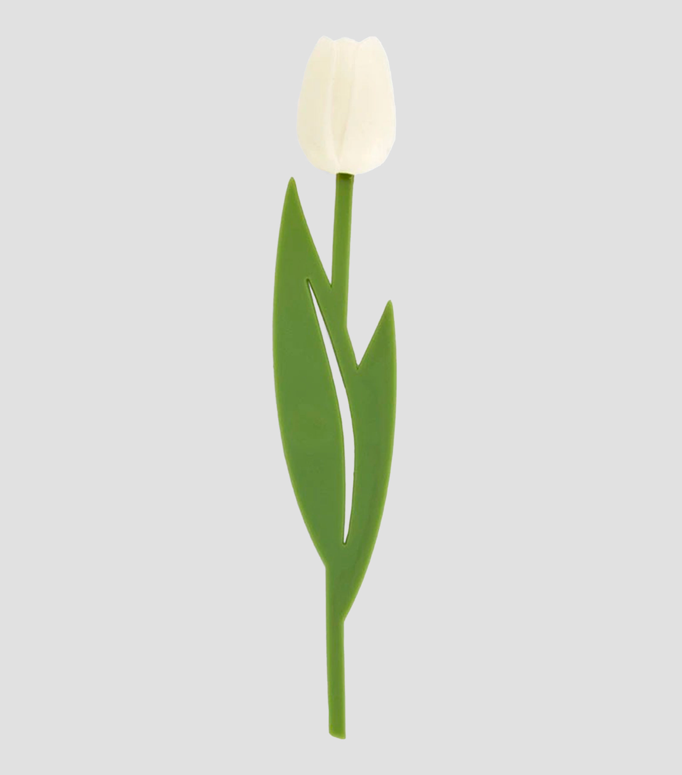 Separador de libros Tulipán blanco