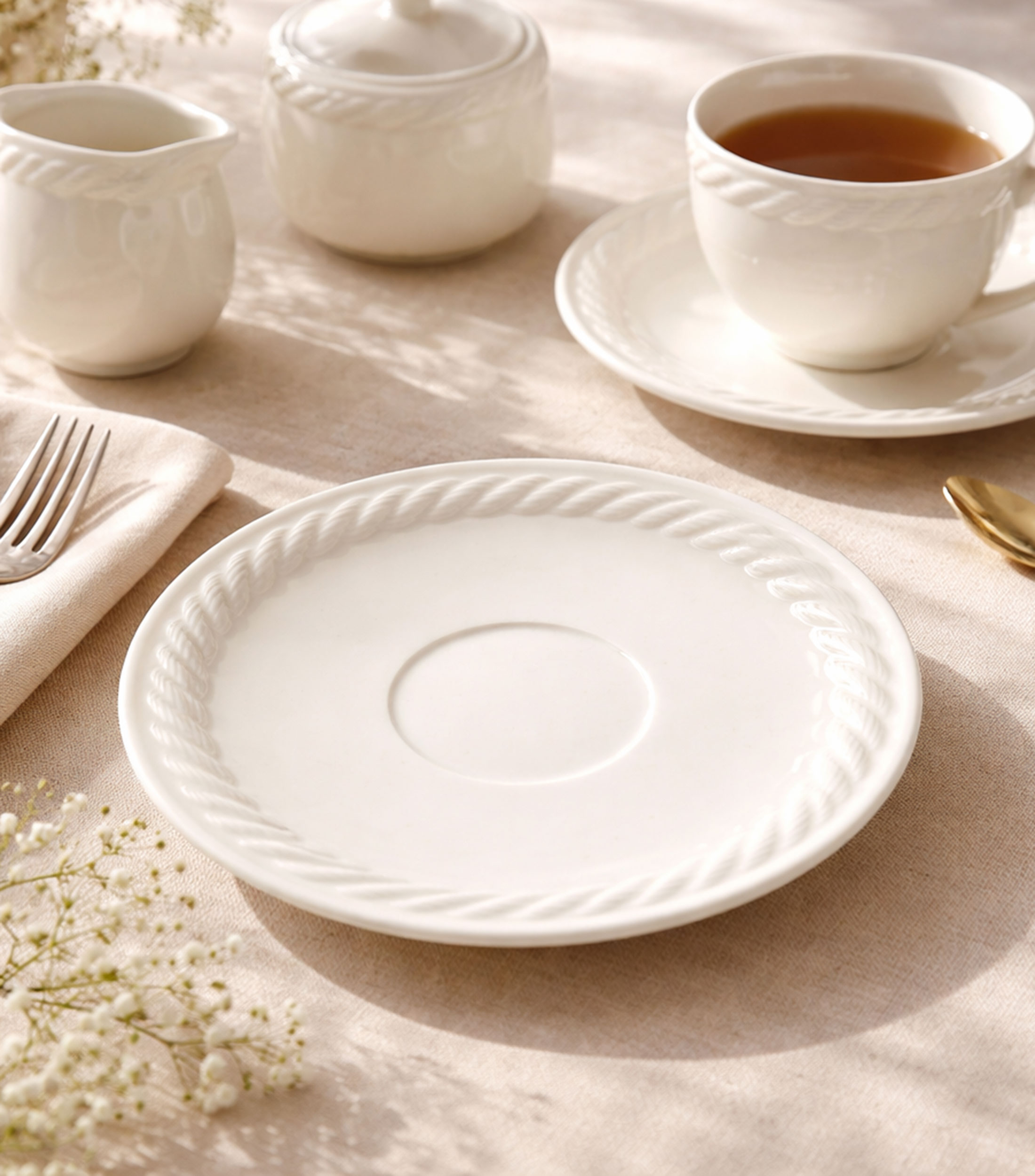 Plato Montauk en porcelana