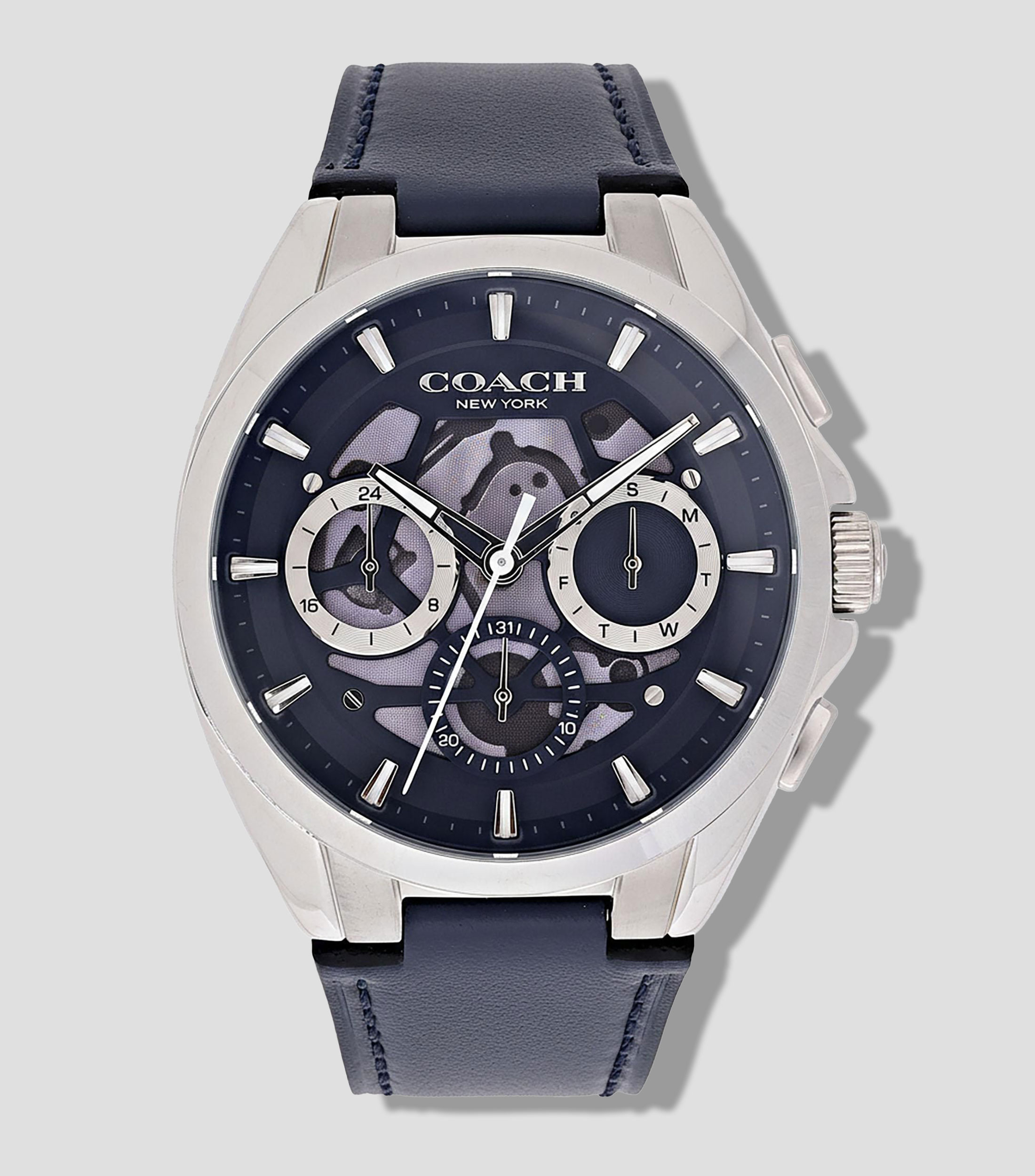 Reloj para Hombre Jackson Deportivo Plateado, Azul