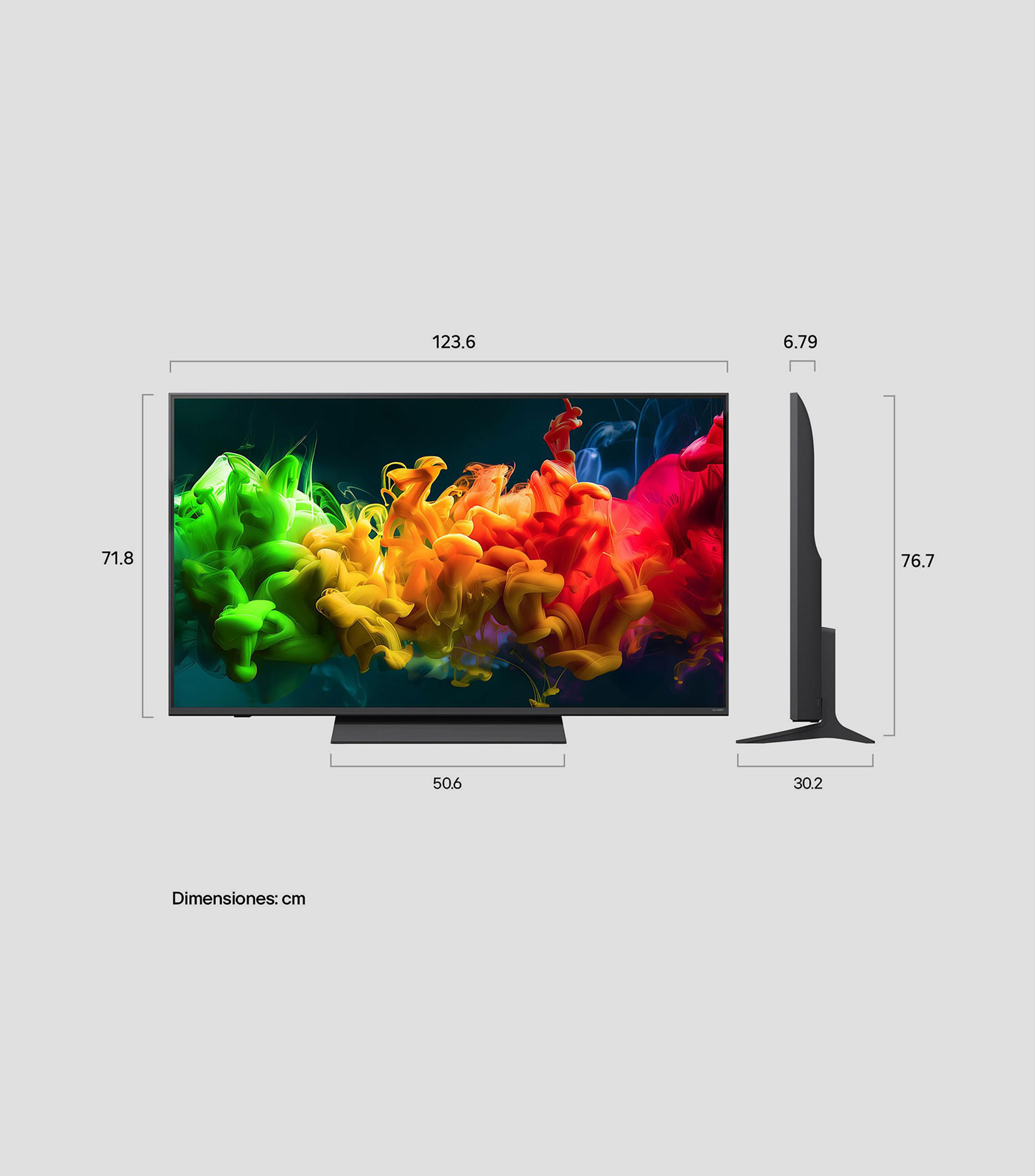 Pantalla 55 Pulgadas Plana QNED 4K 55QNED81BSG