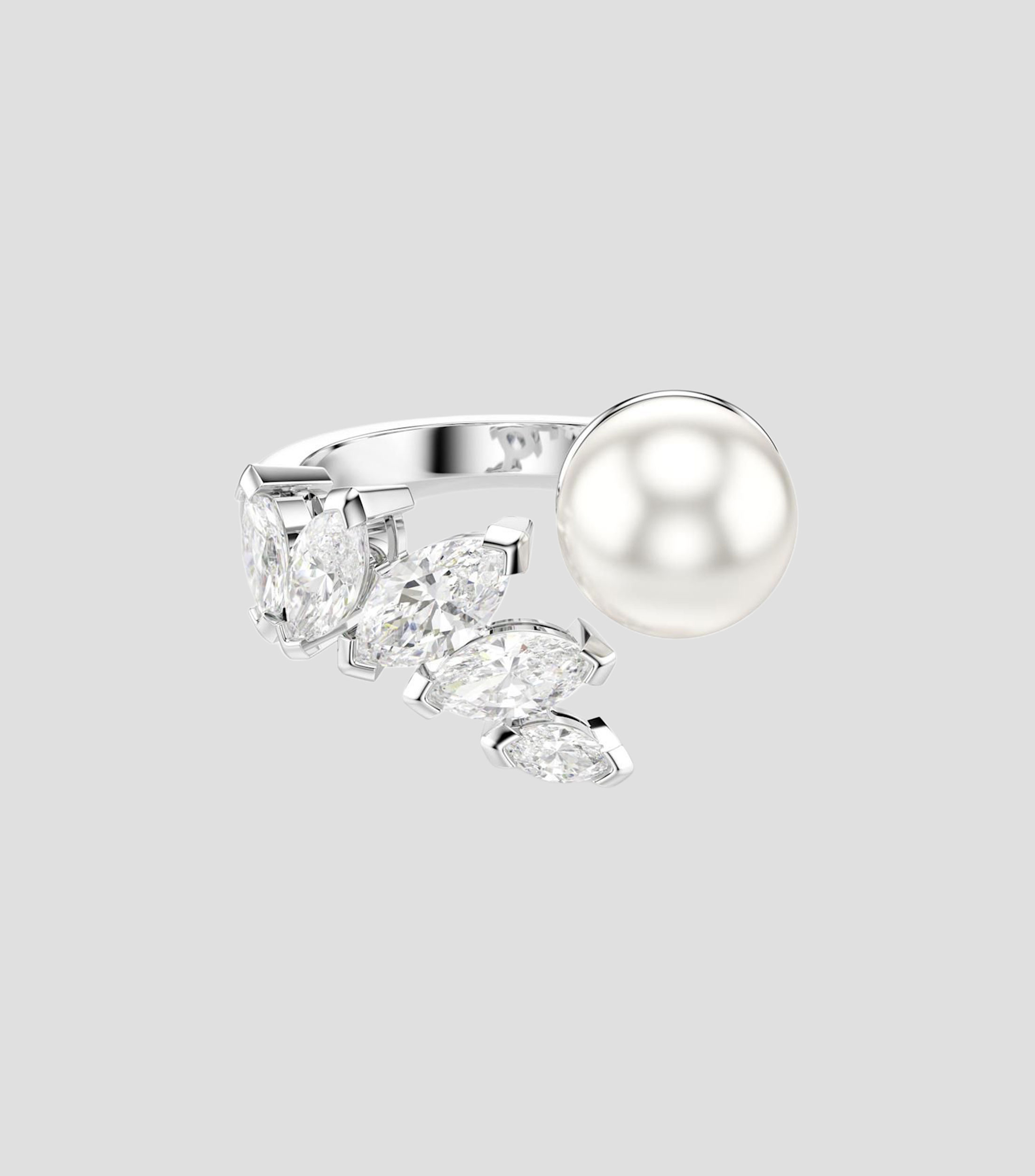 Anillo Mesmera con perla y zirconia Mujer