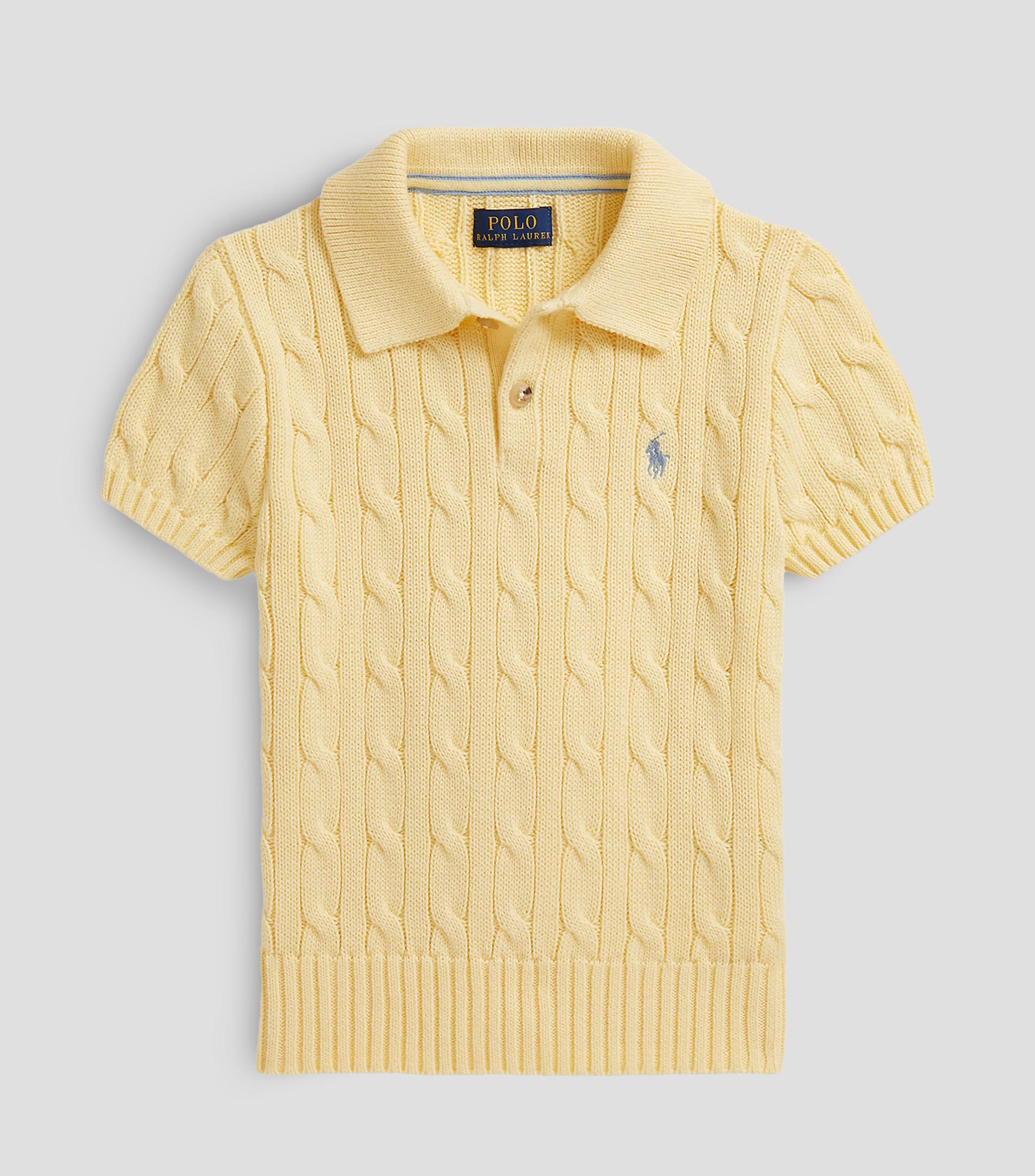 Playera tipo Polo manga corta con microdiseños Niño