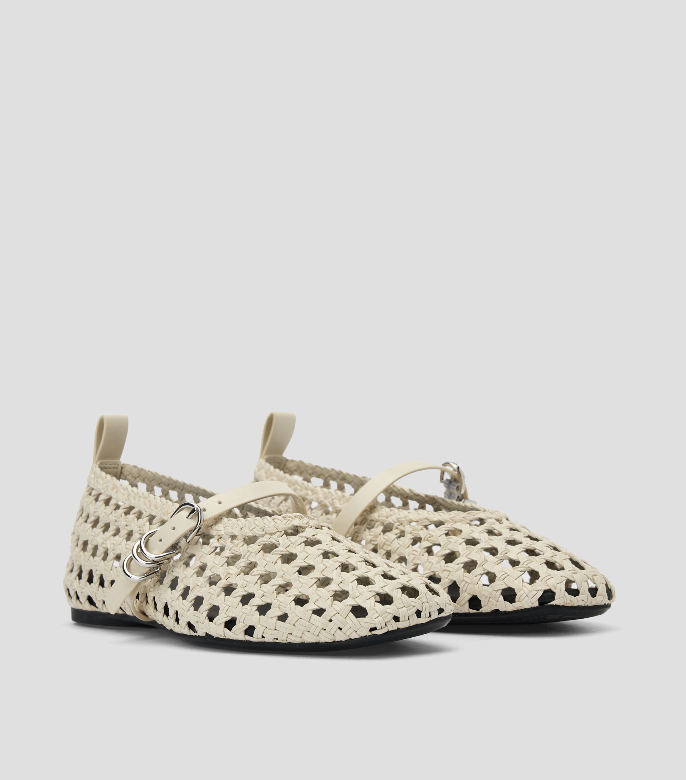 Flats texturizados Mujer