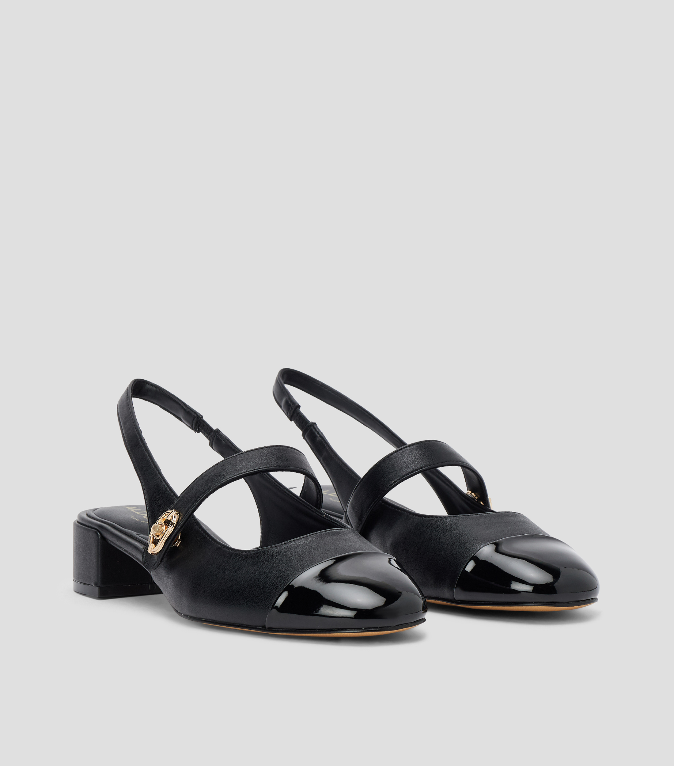 Zapatillas con Tacón ancho de 4 cm Mujer