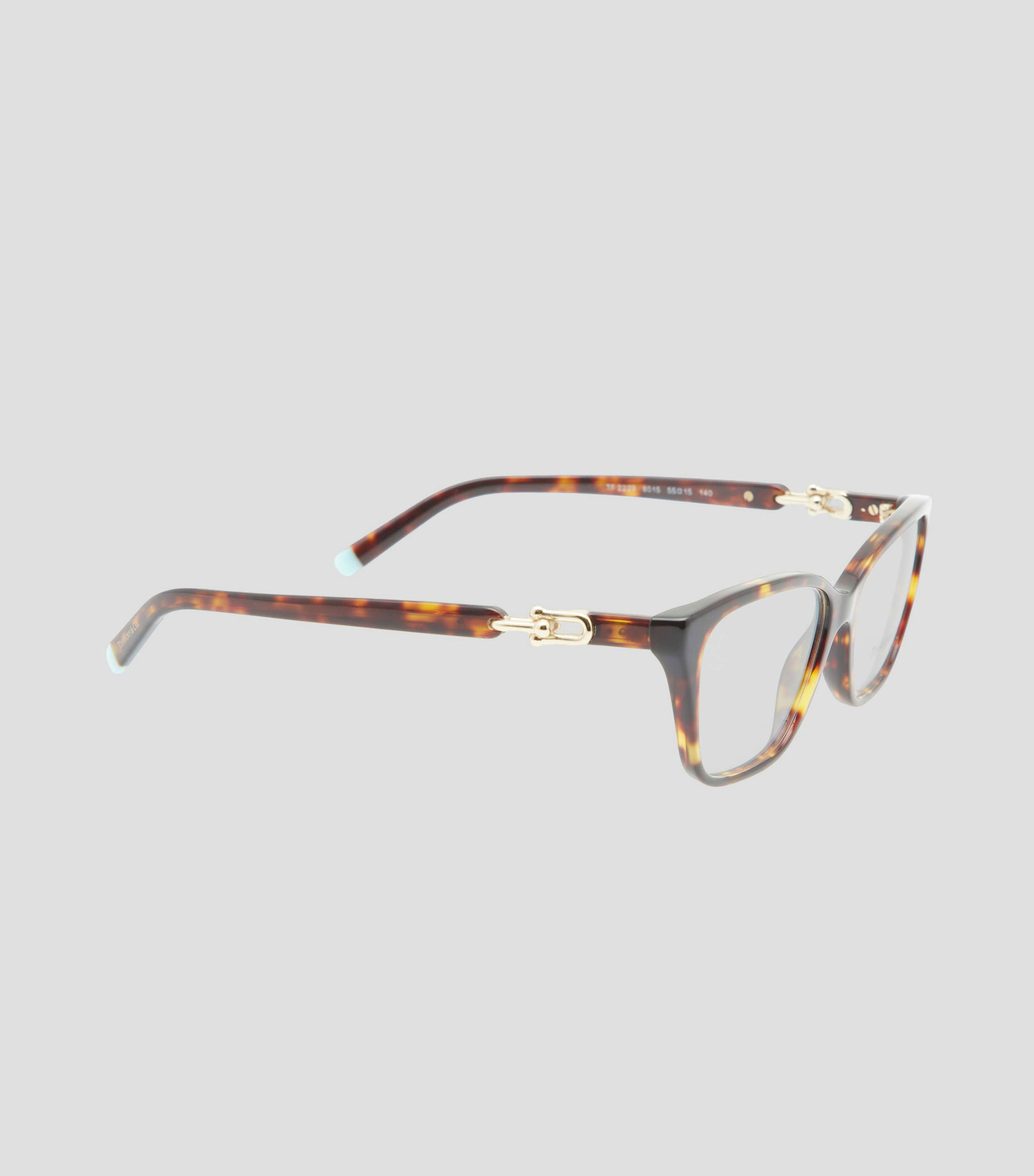 Lentes oftálmicos rectangulares havana Mujer