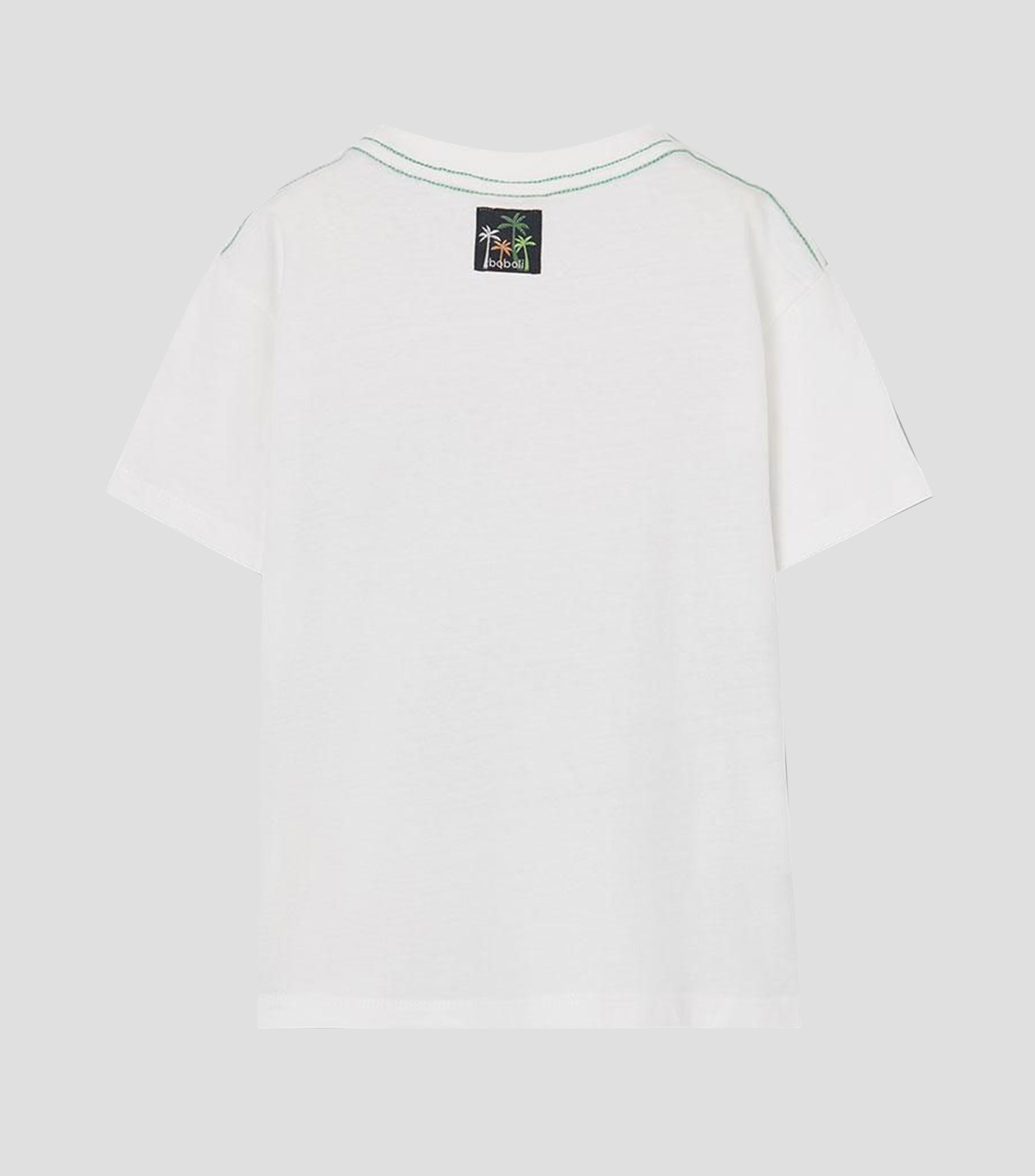 Playera cuello redondo manga corta estampada Bebé