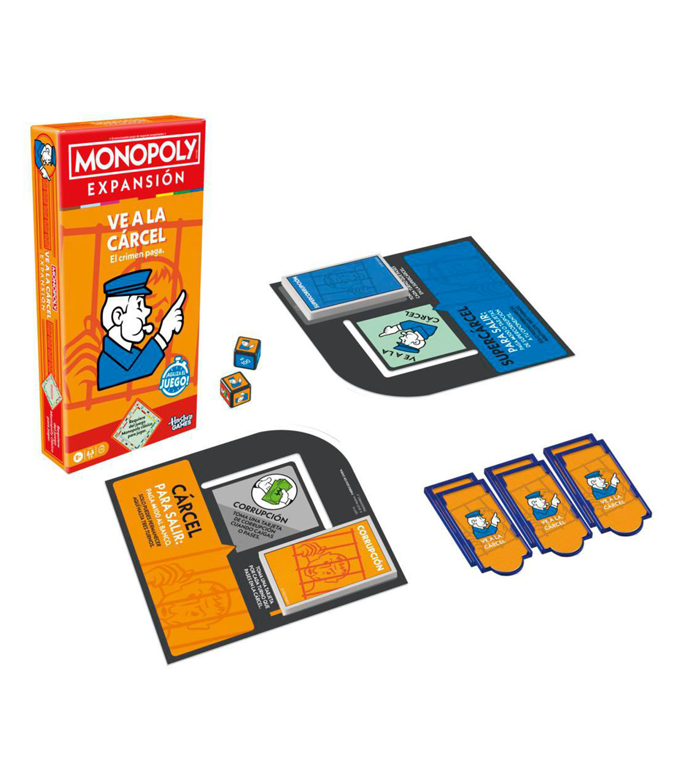 Juego de Mesa Monopoly Expansión: Ve a la cárcel