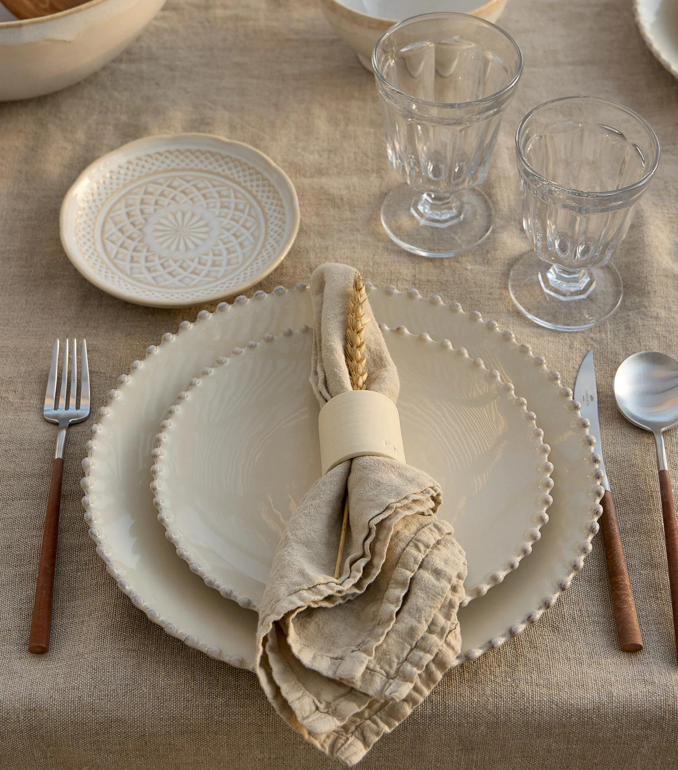 Plato trinche Pearl liso