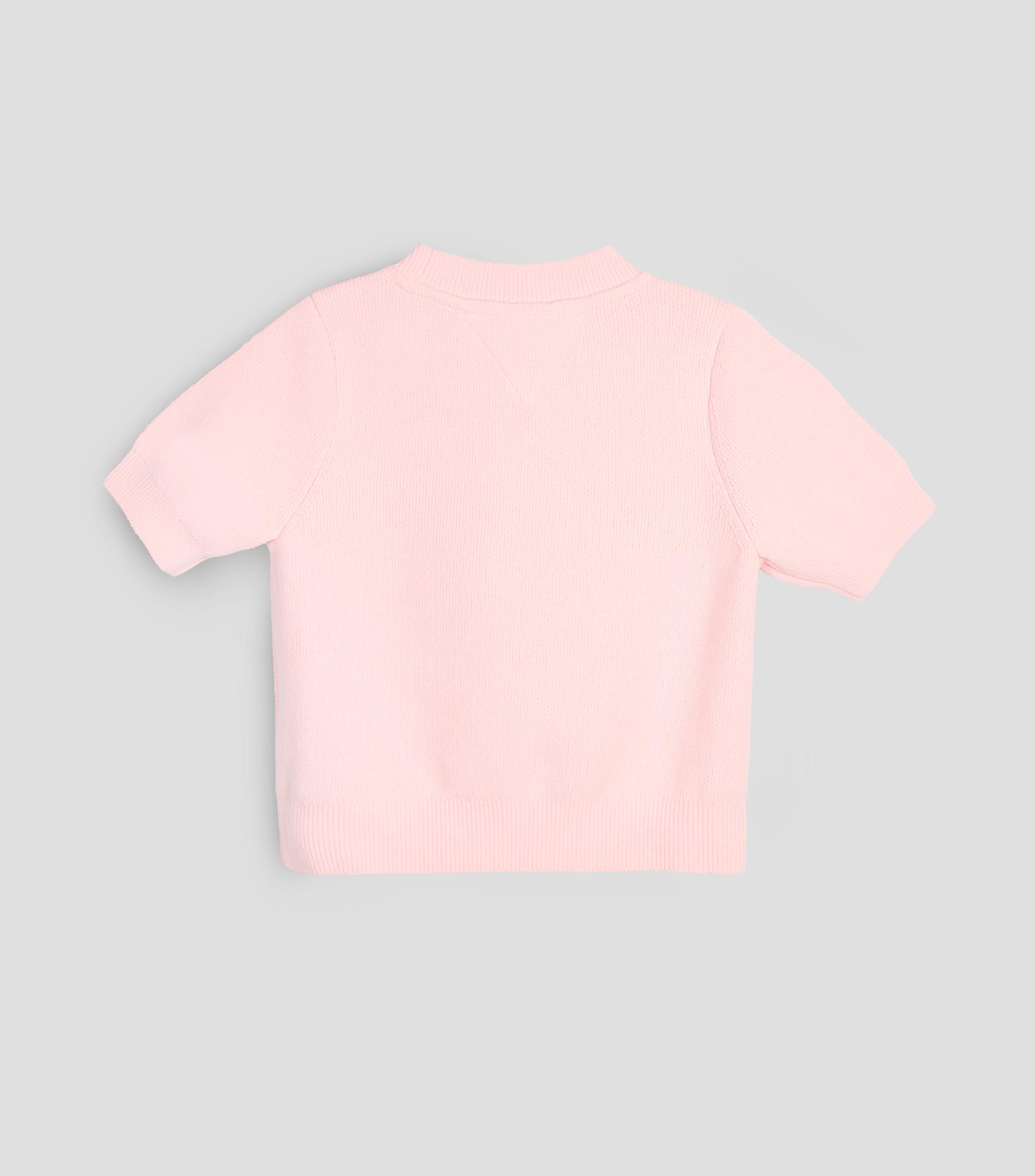 Blusa lisa manga corta Niña