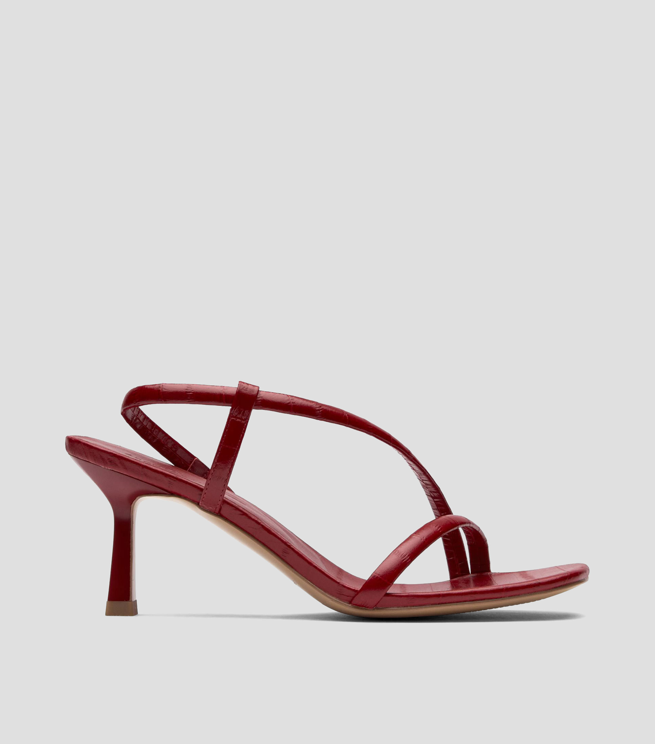 Zapatillas con tacón alto de aguja Mujer