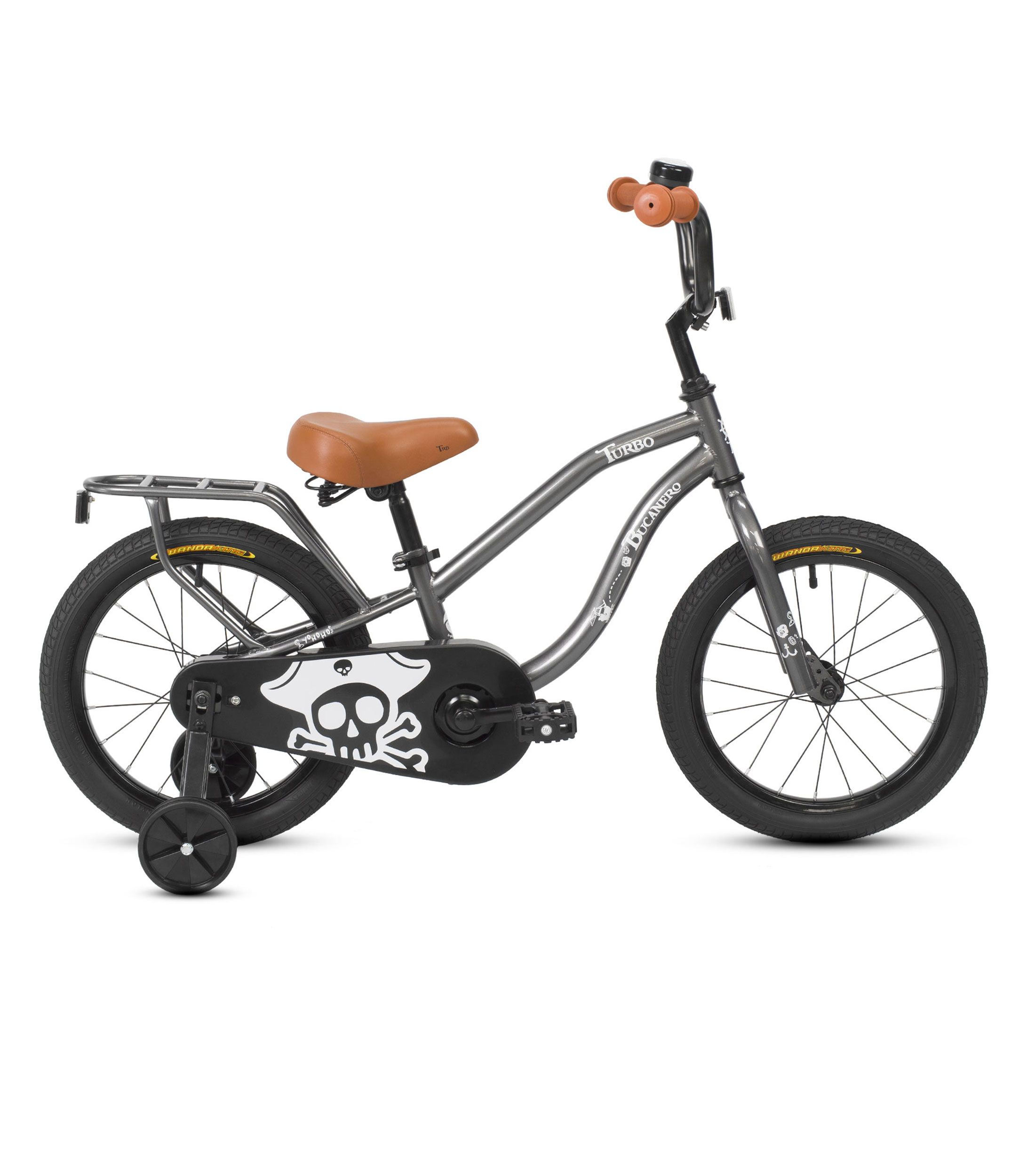 Bicicleta Bucanero Rodada 16 Gris Niño