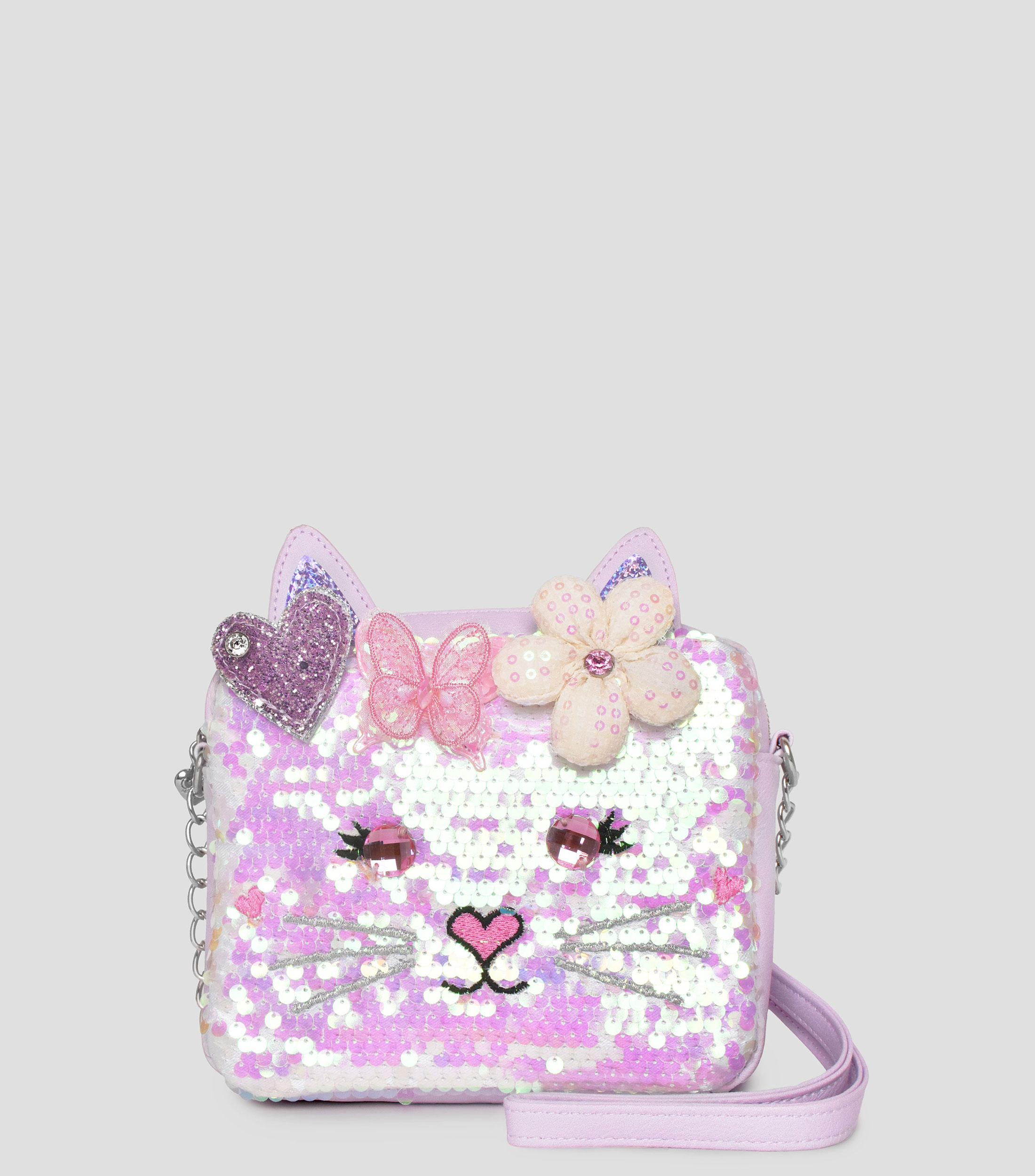 Bolsa Crossbody Gato Estampada Niña