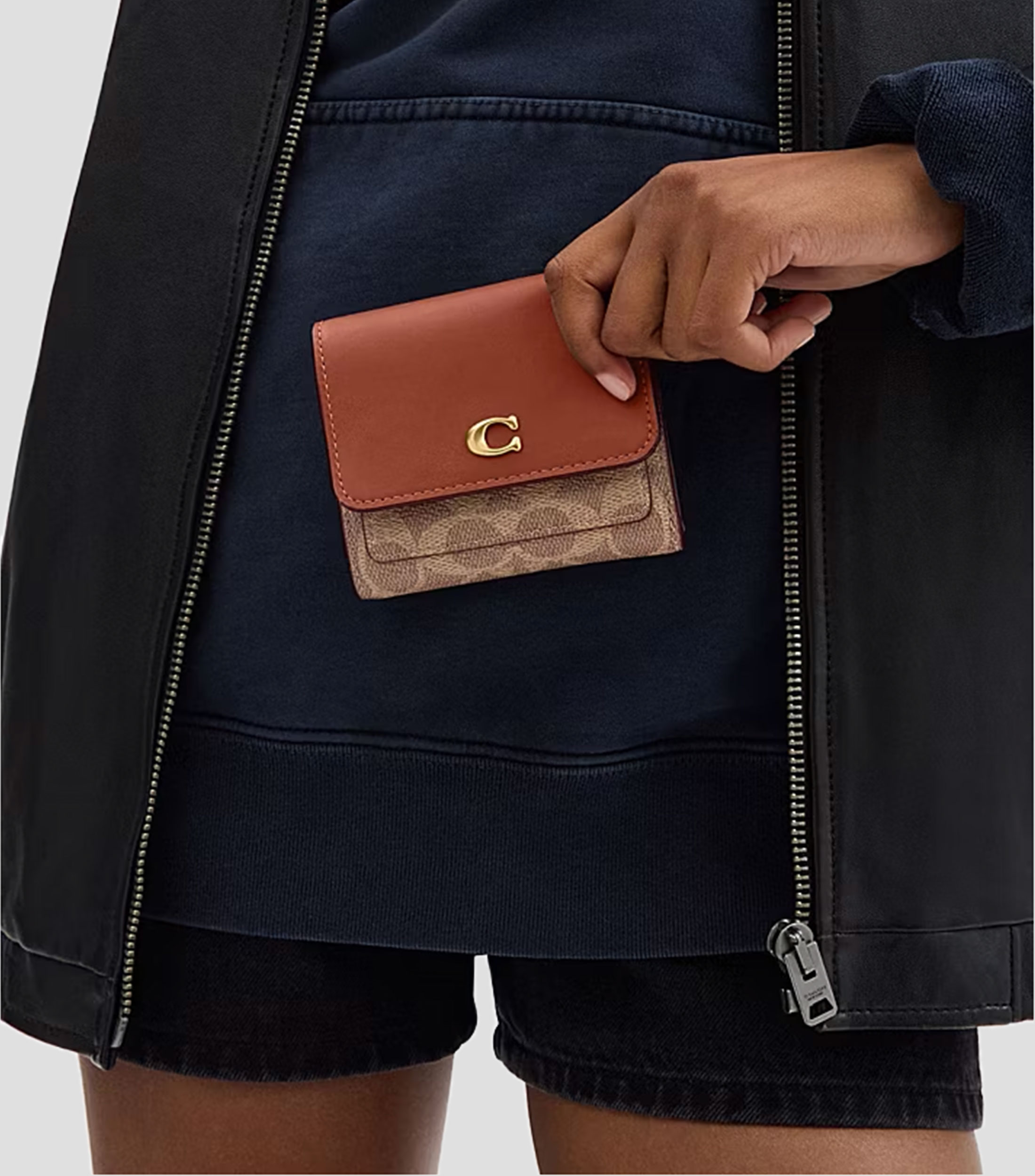 Cartera con monogram Mujer