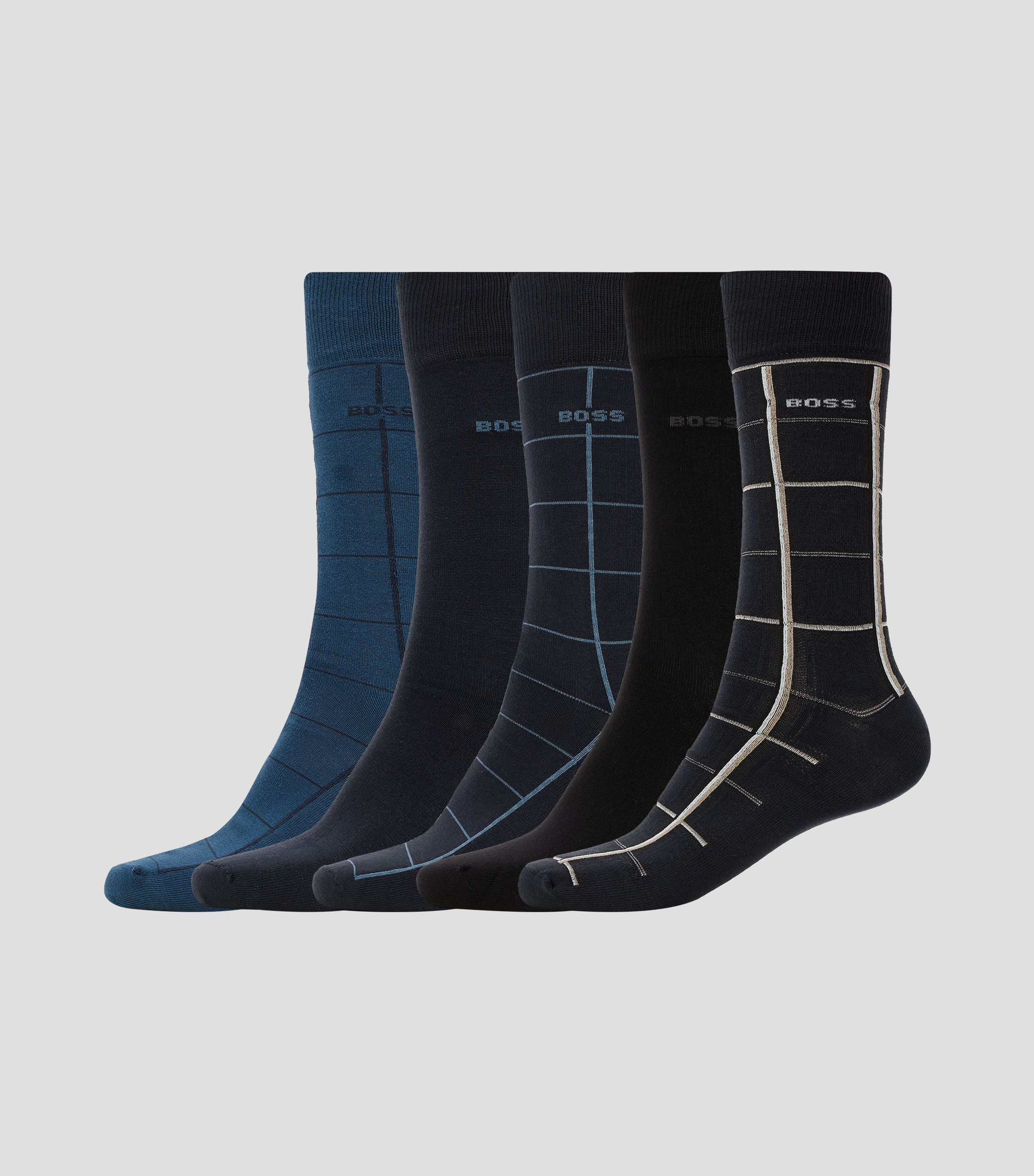 Set 5 calcetines crew Hombre