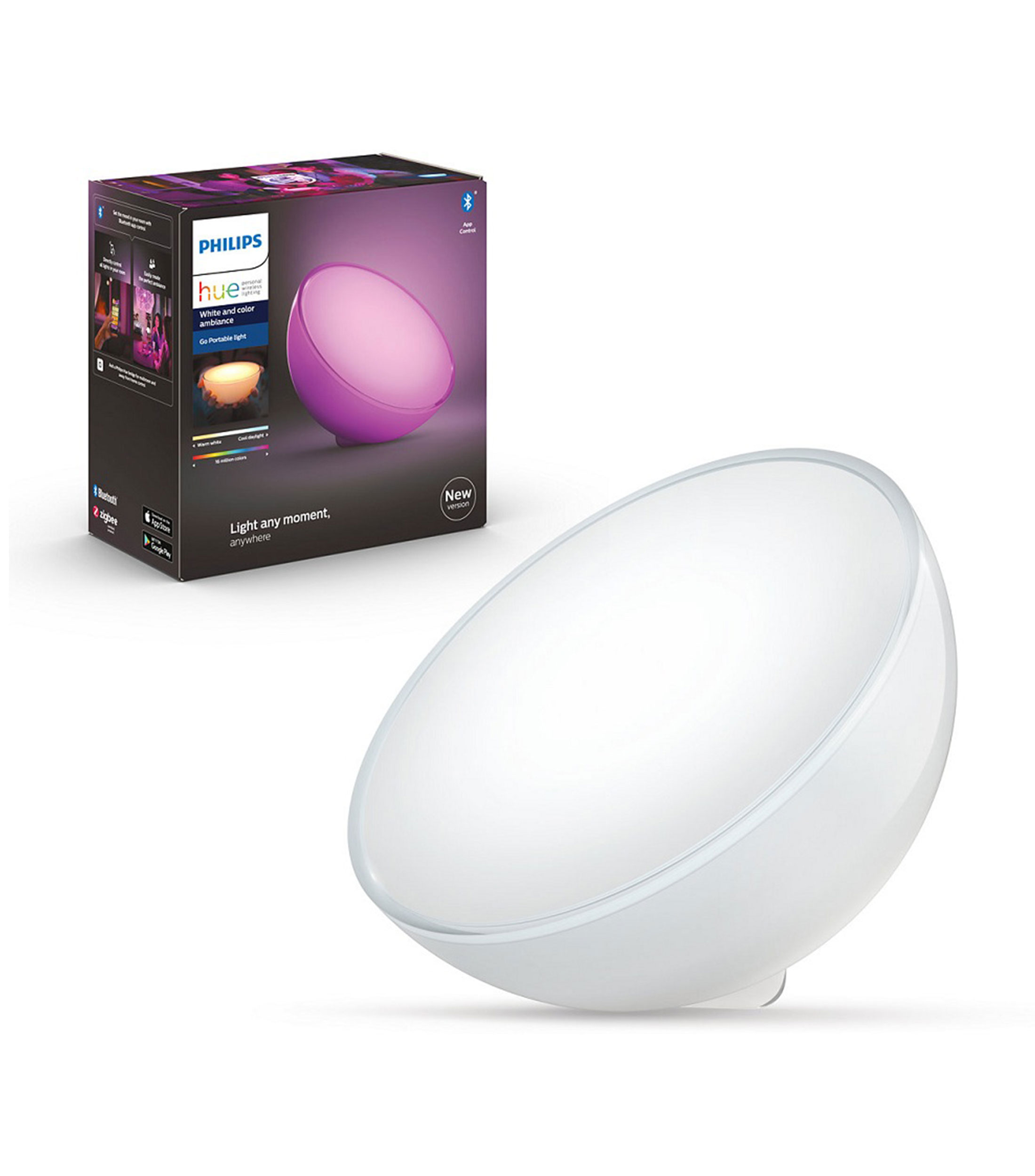 Lámpara portátil de mesa Hue Go, 6 W