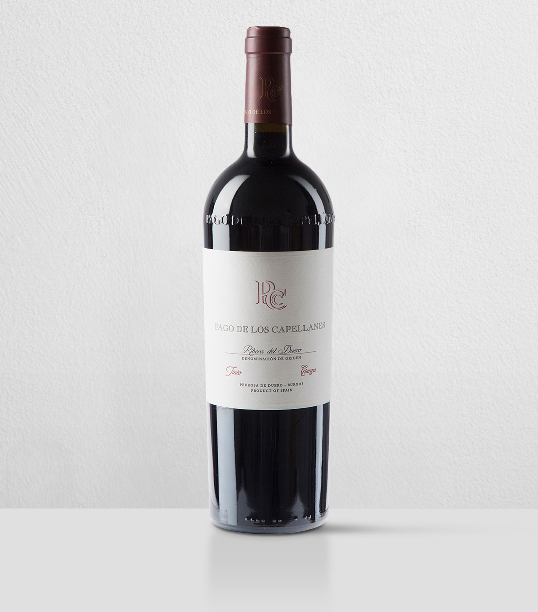 Vino tinto tempranillo Pago De Los Capellanes, España, 750 ml