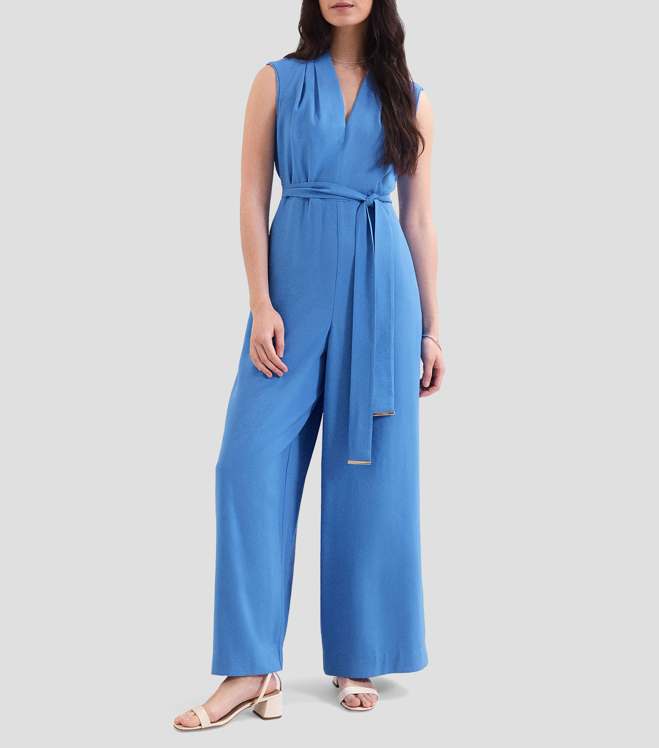 Jumpsuit de corte recto Mujer