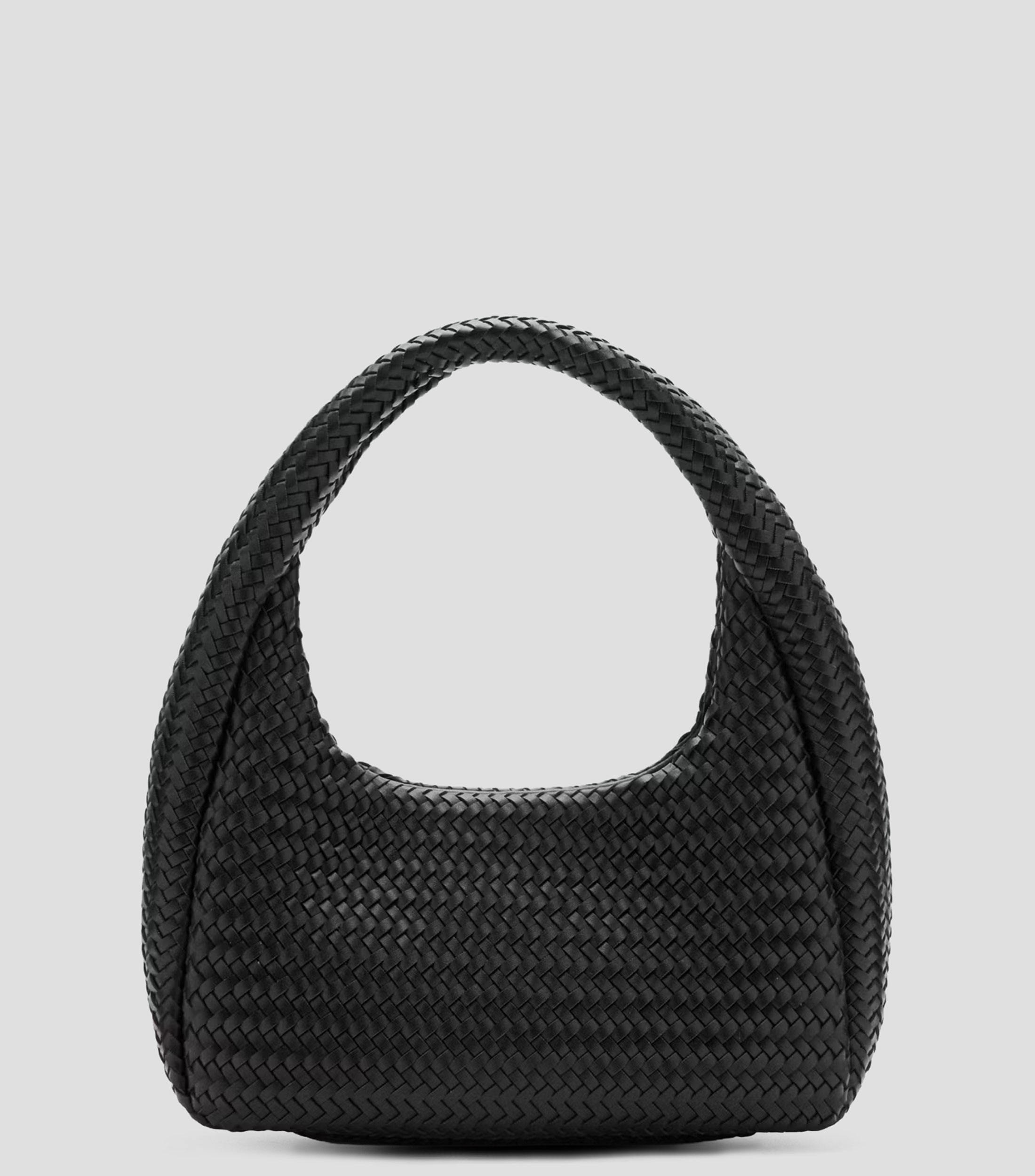 Bolsa shoulder trenzada lisa Mujer
