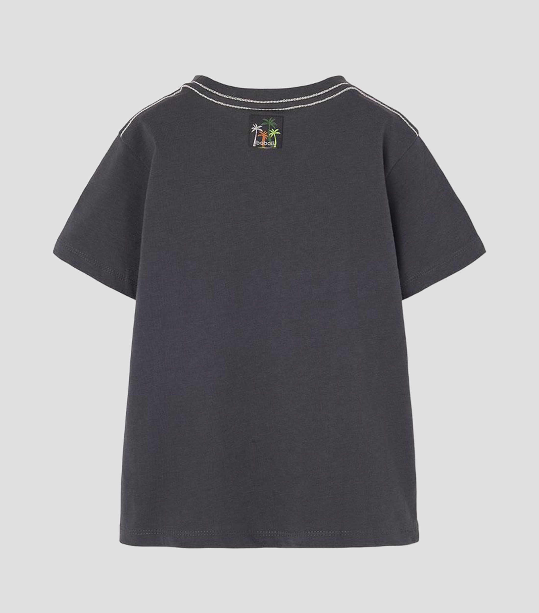 Playera cuello redondo manga corta estampada Bebé