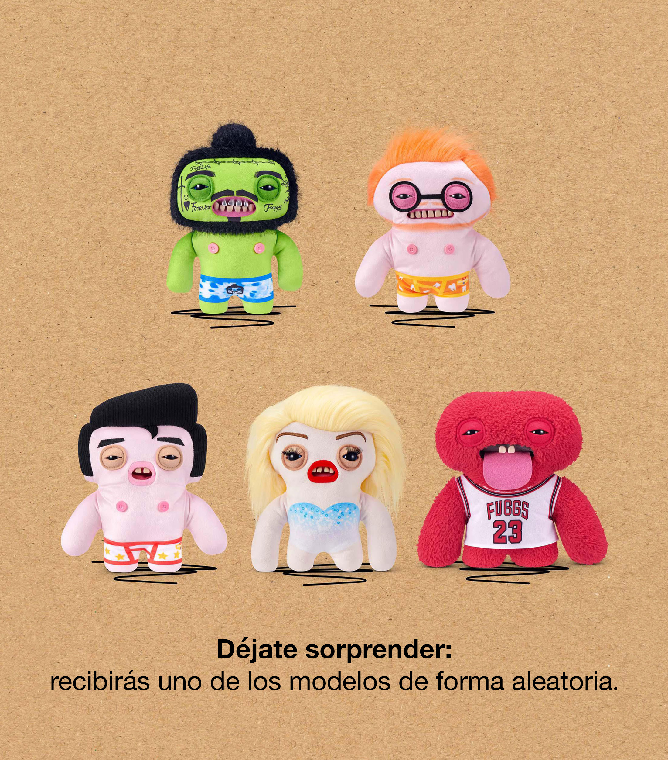 Coleccionable Fuggler Fugg Stars Plush Series 1