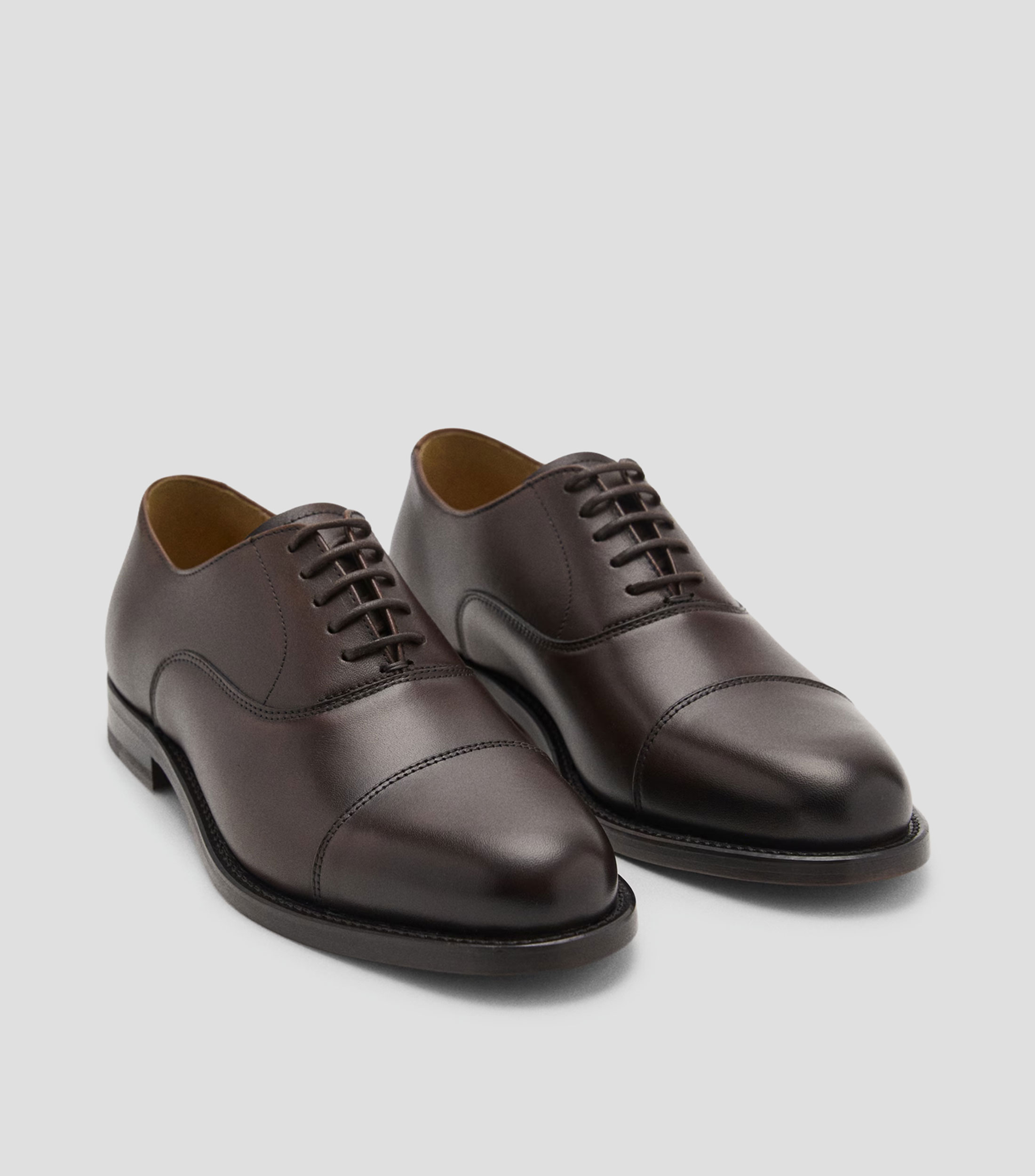 Zapatos de vestir oxford en piel Hombre