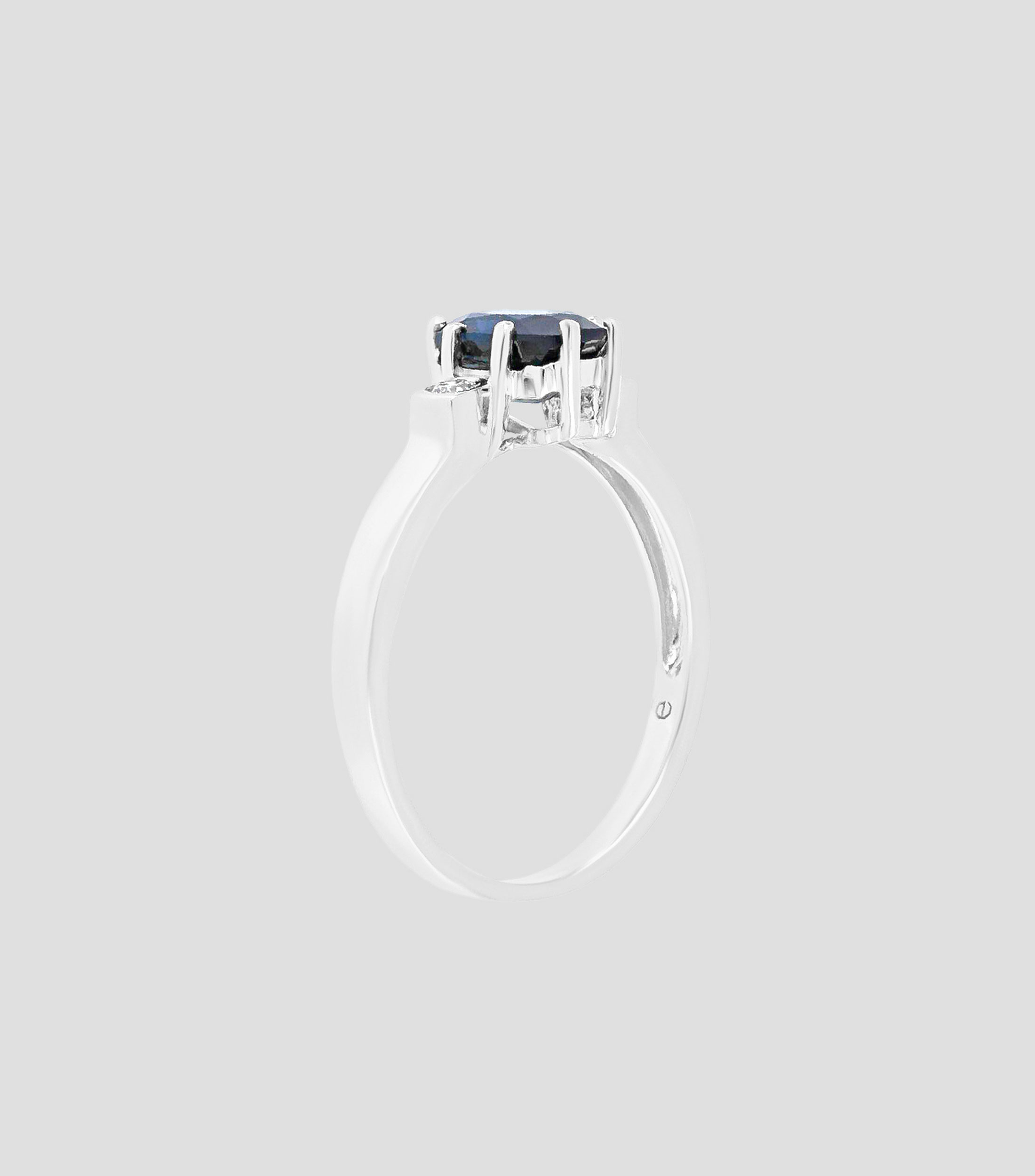 Anillo Uned en oro blanco de 18 Kts Mujer