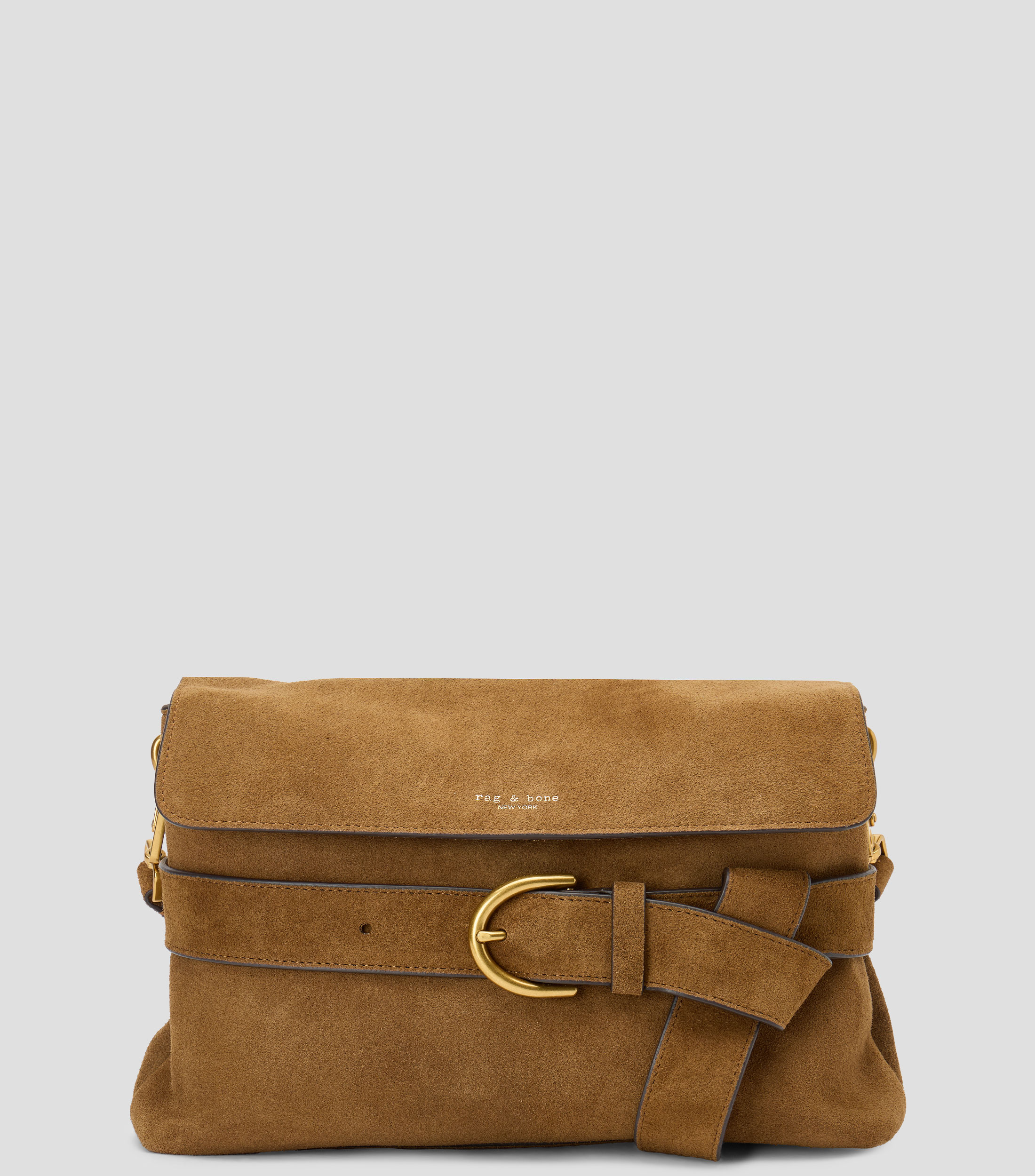 Bolsa Crossbody Lexington en cuero de vaca lisa Mujer