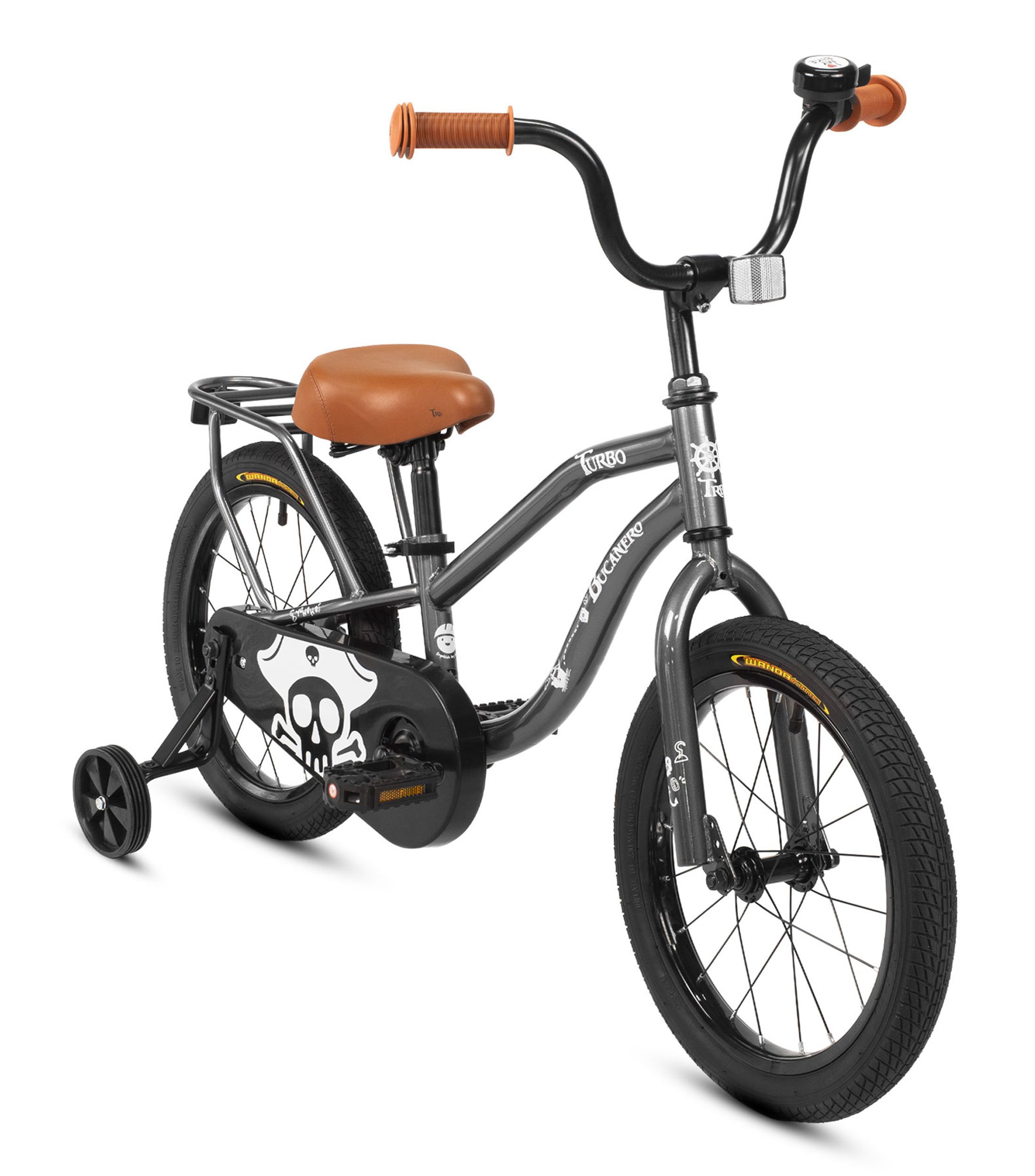 Bicicleta Bucanero Rodada 16 Gris Niño
