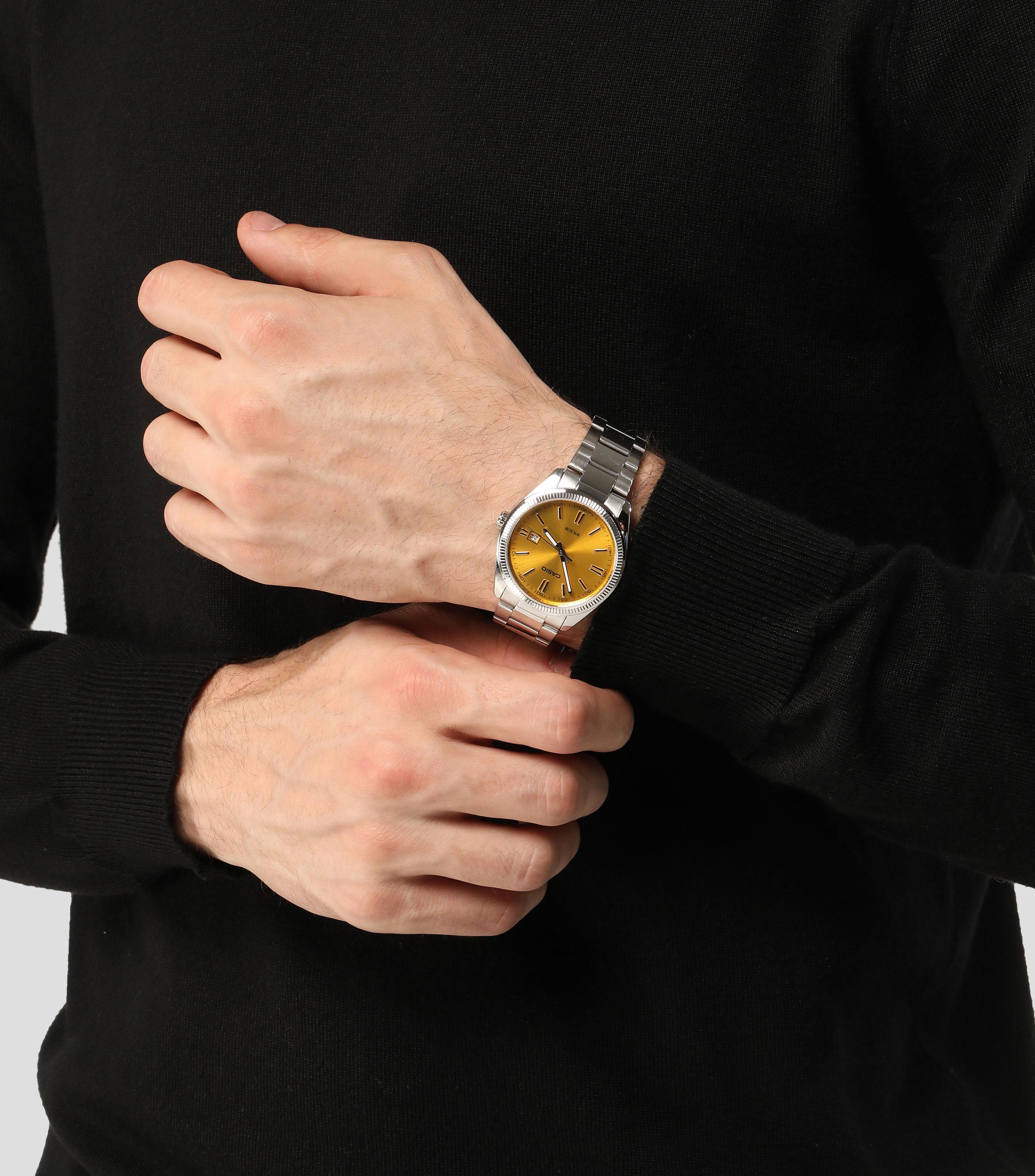 Reloj para Hombre Vintage Collection casual plateado, dorado